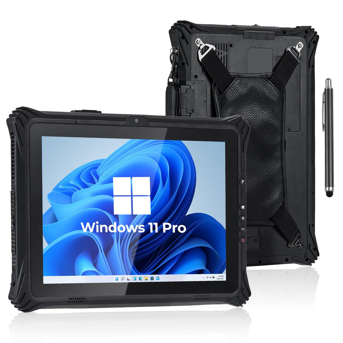 Munbyn Rugged Tablet Irt09, 12.2'' Windows 11 Pro Durable Tablet, Intel N5105, 16Gb+128Gb, 4G Lte Tablet For Work,650 Nit Outdoo