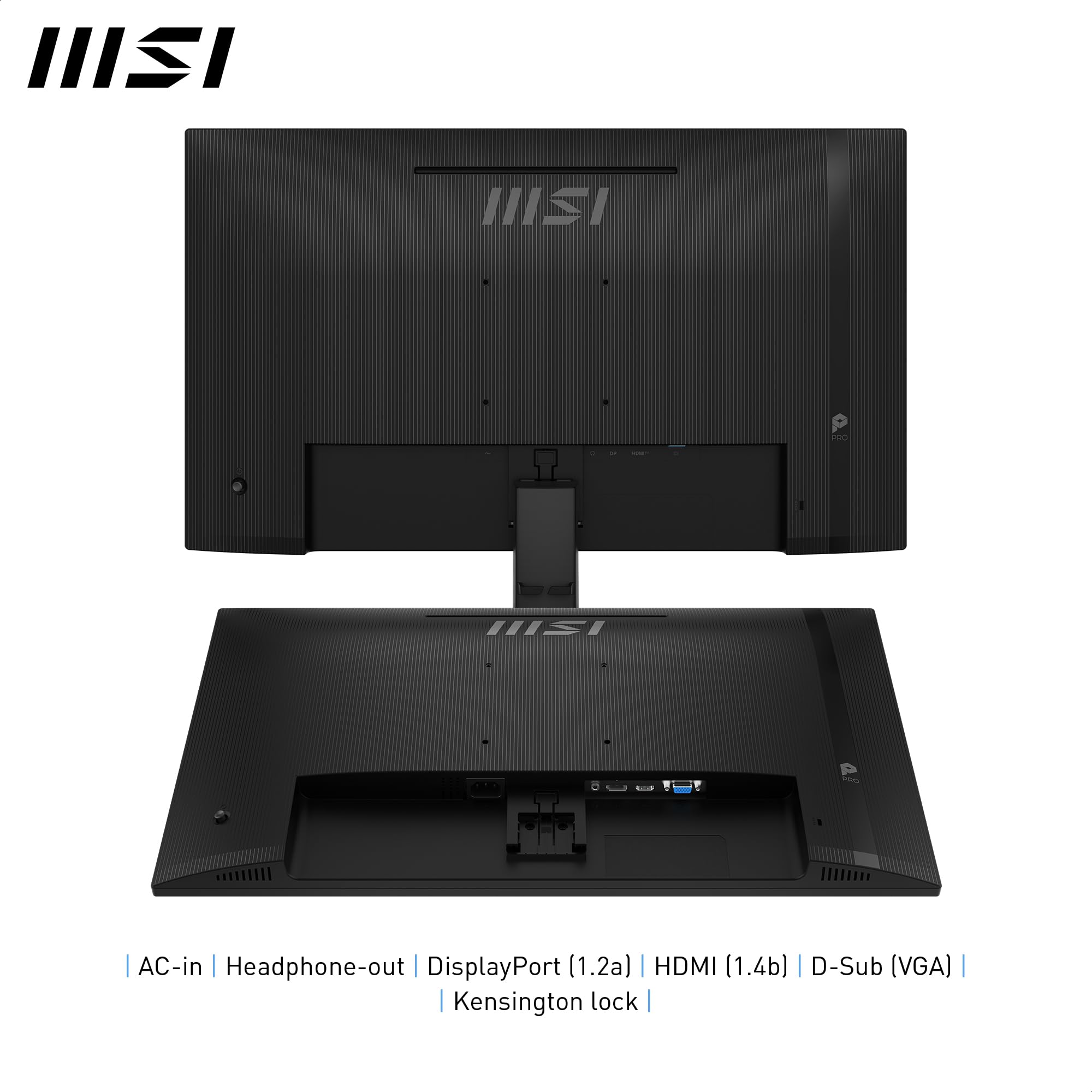 Msi Pro Mp271A E2 27 Inch Ips 1920 X 1080 (Fhd) Gaming Office Monitor, 120Hz, Free Sync, Hdmi, Displayport, Vga Port, Vesa Mount