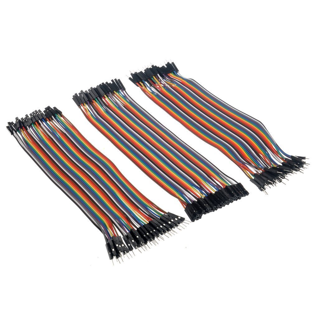 Breadboard Wires Jumper Wires Dupont Cable 120Pcs Multicolored 20Cm 40 Pin Male To Female,Male To Male,Female To Female Breadboa