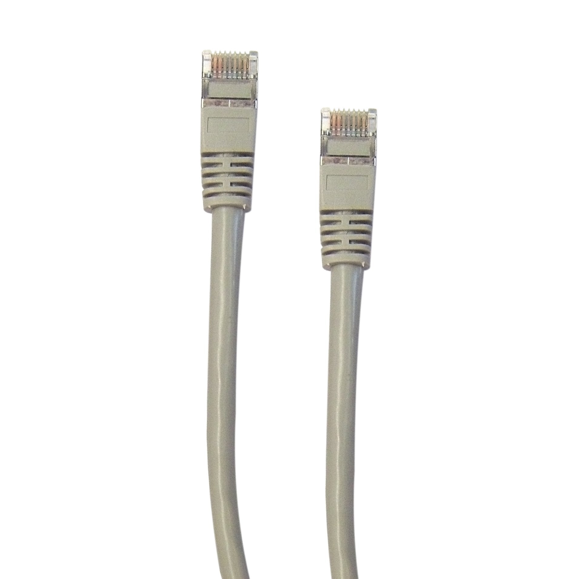 Cablewholesale Cat5E 350Mhz 50 Feet Stp Shielded Cable With Molded Boot, Gray (10X6 52150)