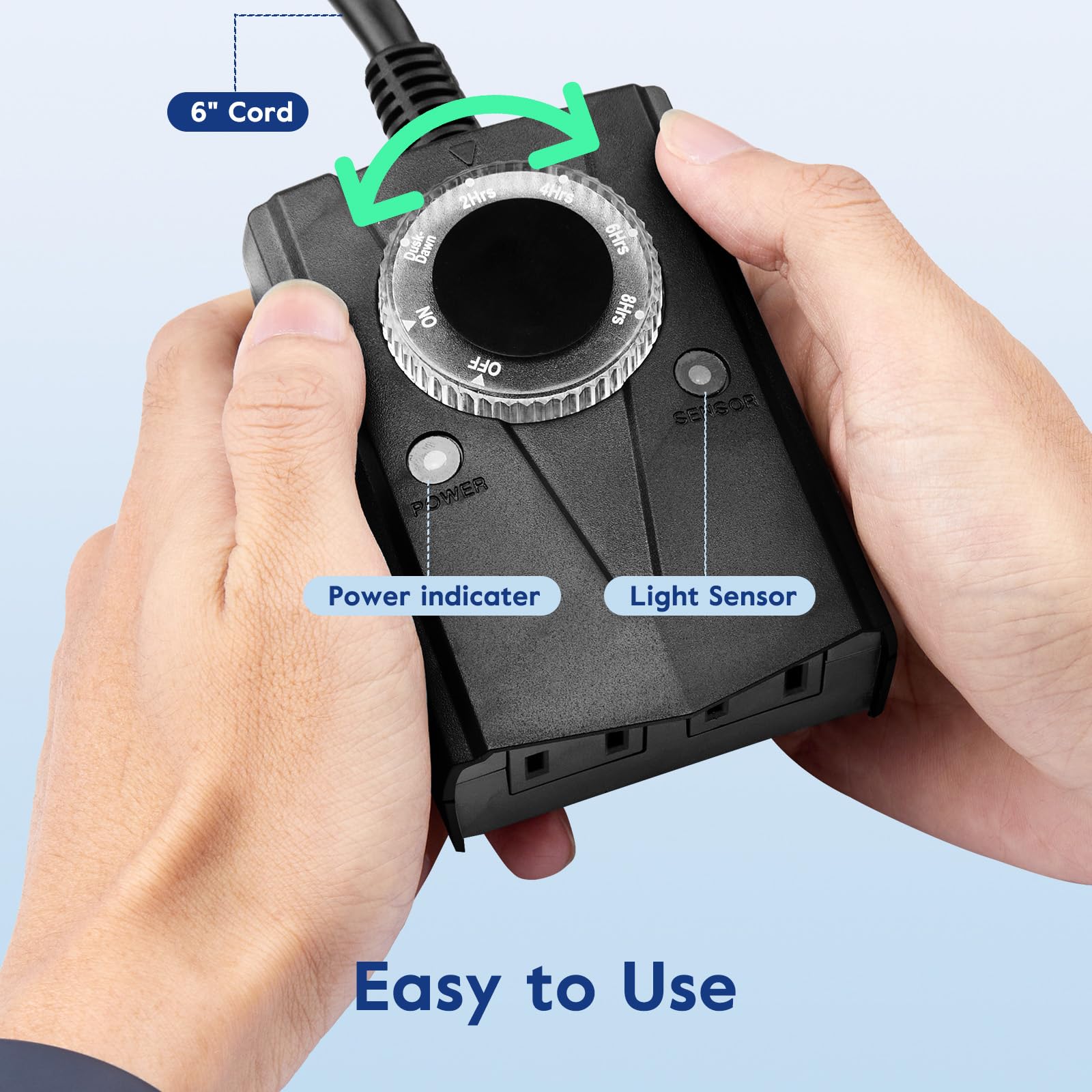 Brightown Outdoor Light Sensor Timer - Thumbnail 2