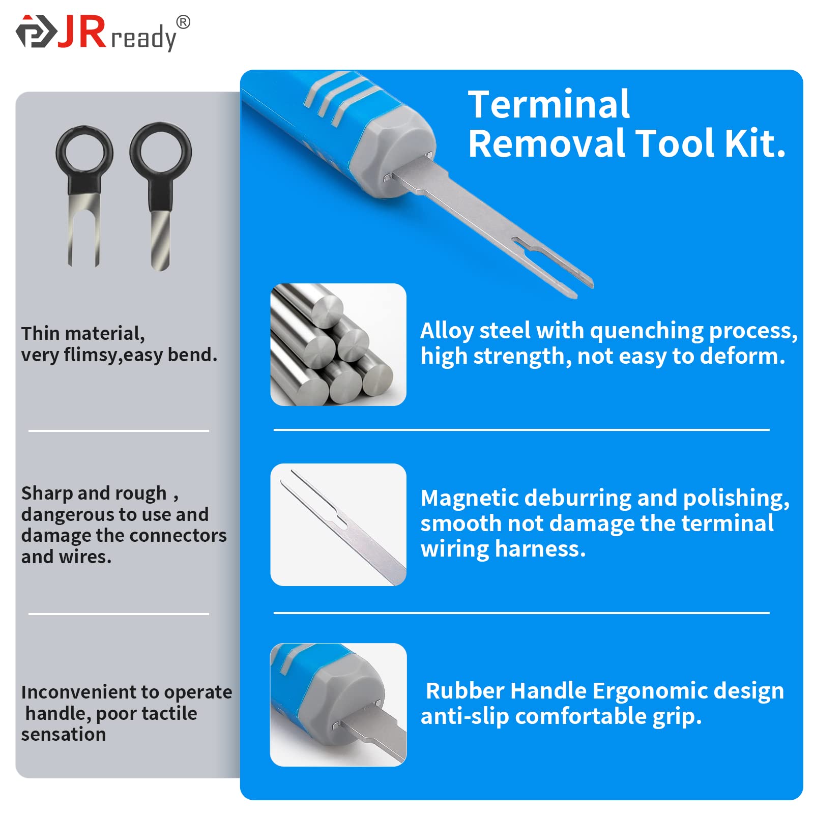 Jrready St5253 04 Molex Pin Extractor Kit Mini Fit Jr. Extraction Molex Micro Fit 3.0 Terminal Release Tool 3P 4P Pc Fan Connect