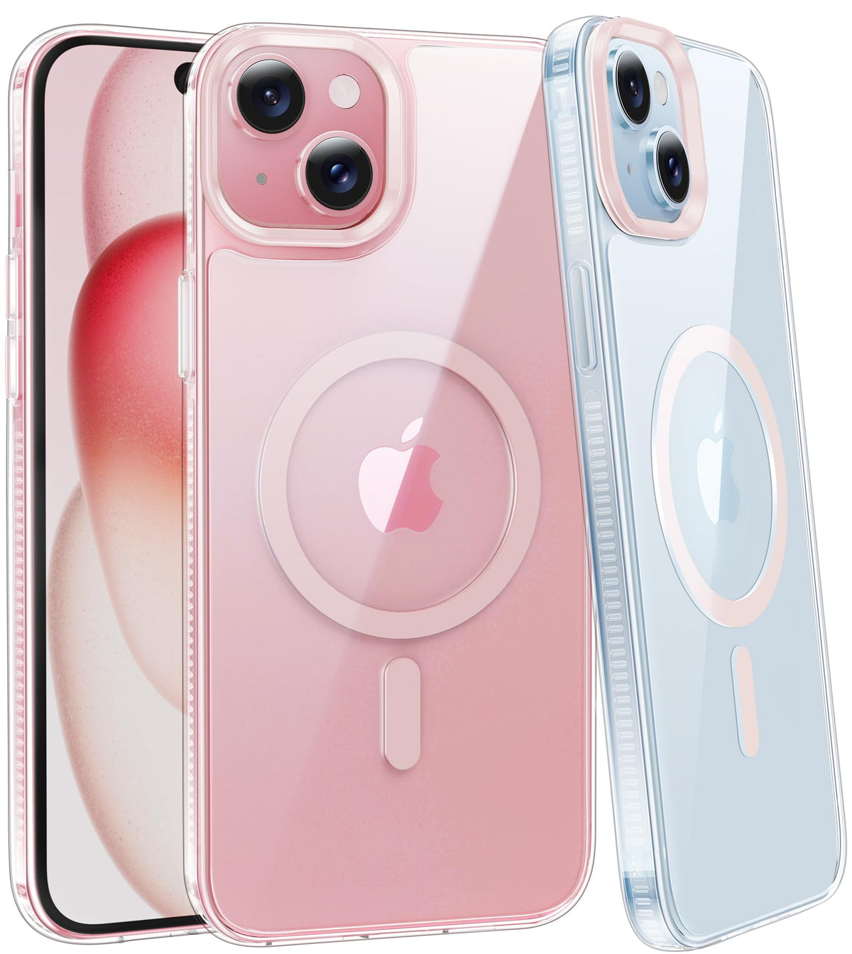 Fntcase For Iphone 15 Plus Phone Case: Magnetic Clear Military Shockproof Anti Yellowing Slim Phone Cover, Protective Rugged Cas