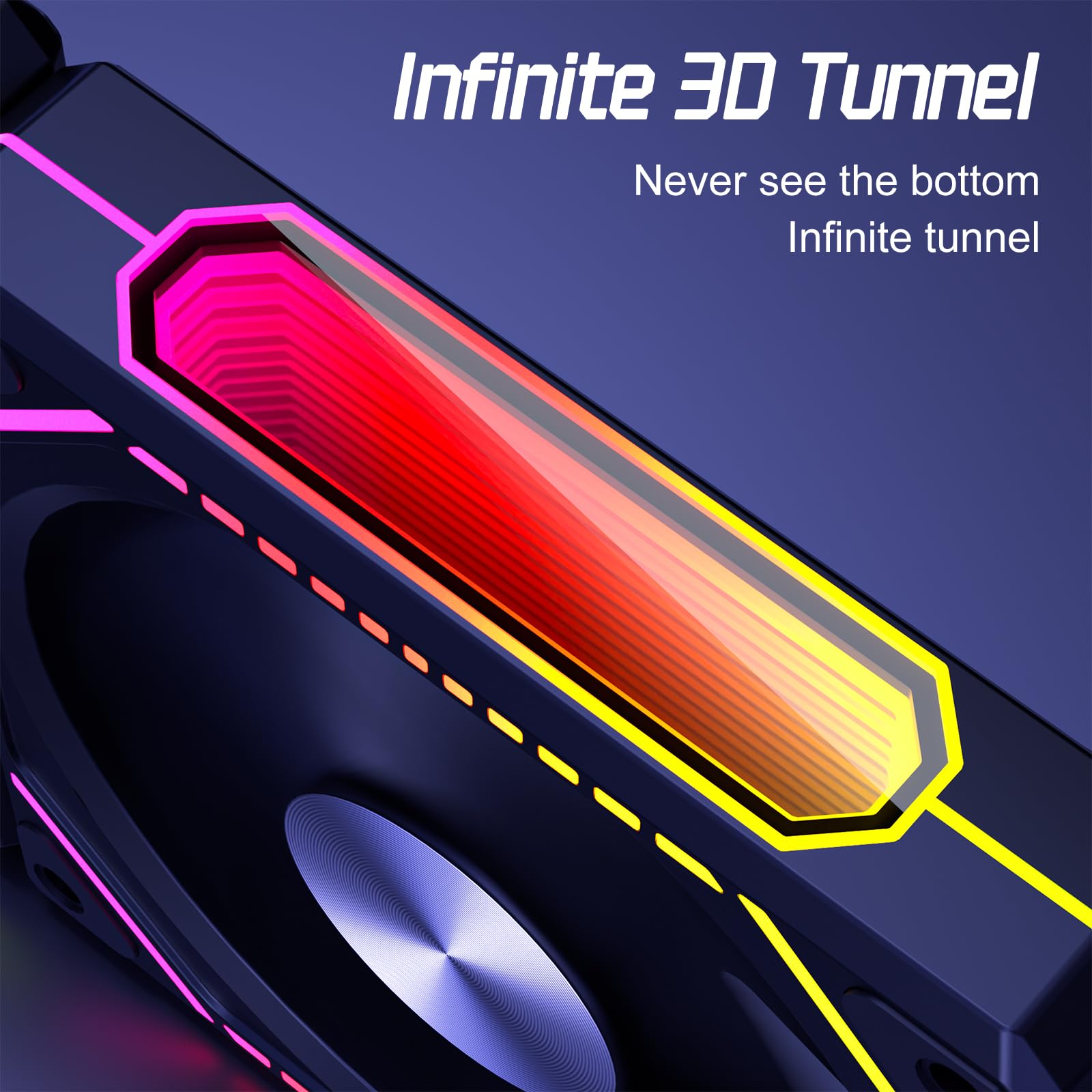 Modular Prism Building Block Chassis Fan, 120Mm Led Fan Compatible With Asus Aura, Msi Mystic Light For Pc Chassis, Computer Cpu