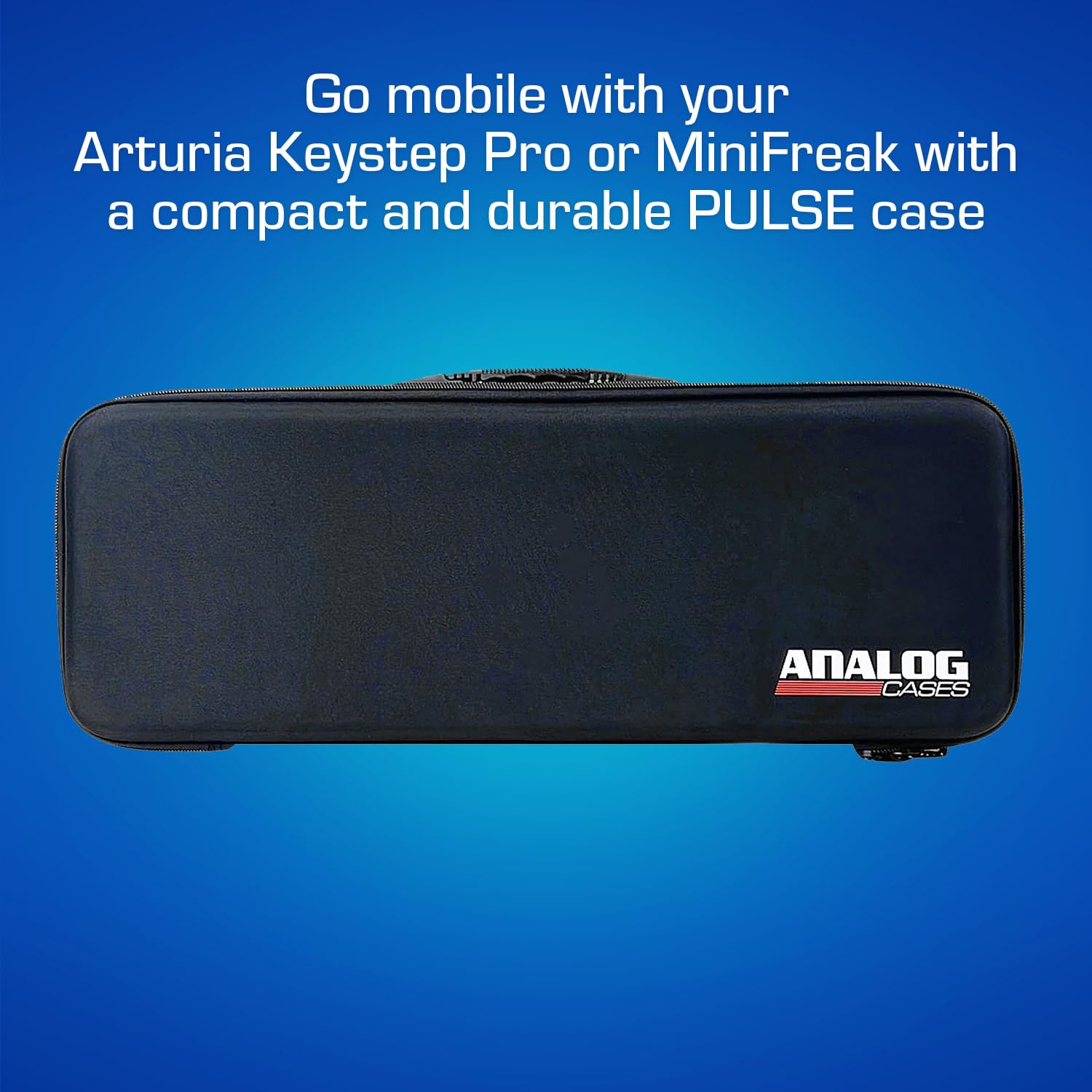 Analog Cases Arturia Keystep Pro/Minifreak Case - Custom-Fitted Compact Pulse Hard Case For Travel