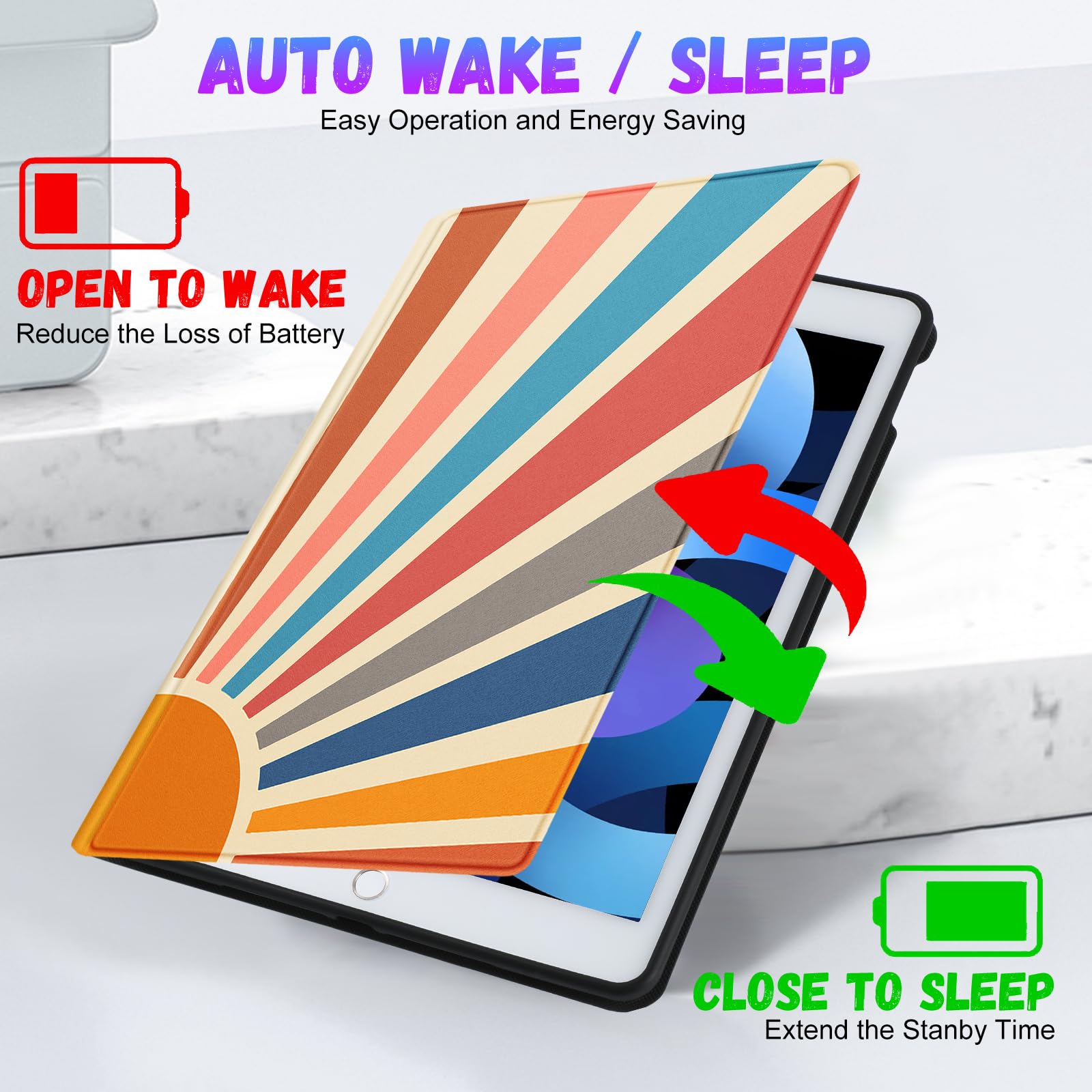 Uppuppy For Apple Ipad Mini 5/4/3/2/1 Case, For Ipad Mini 5Th/4Th/3Rd/2Nd/1St Generation Case Kids Cute Cartoon Folio Women Girl