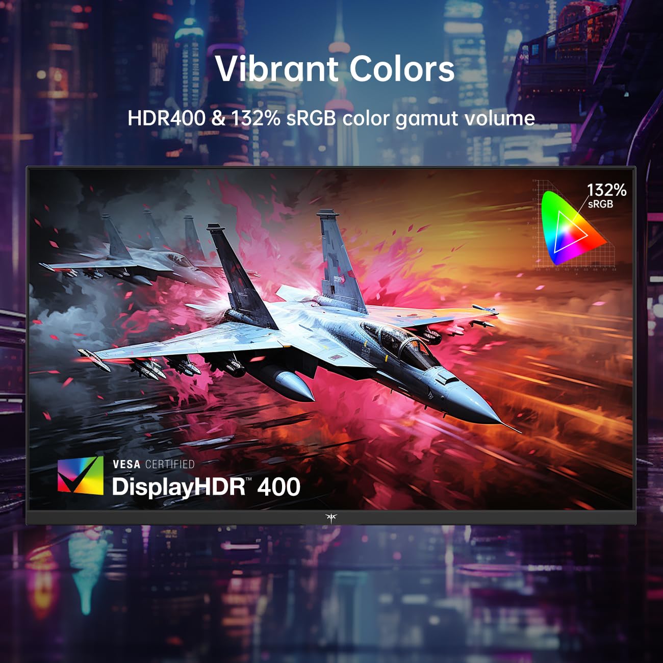 Ktc 27 Inch 4K Gaming Monitor, Uhd 160Hz/144Hz 1Ms Fast Ips Monitor, Freesync/G Sync, Hdr400, 132% Srgb, Hdmi Displayport, Vesa,