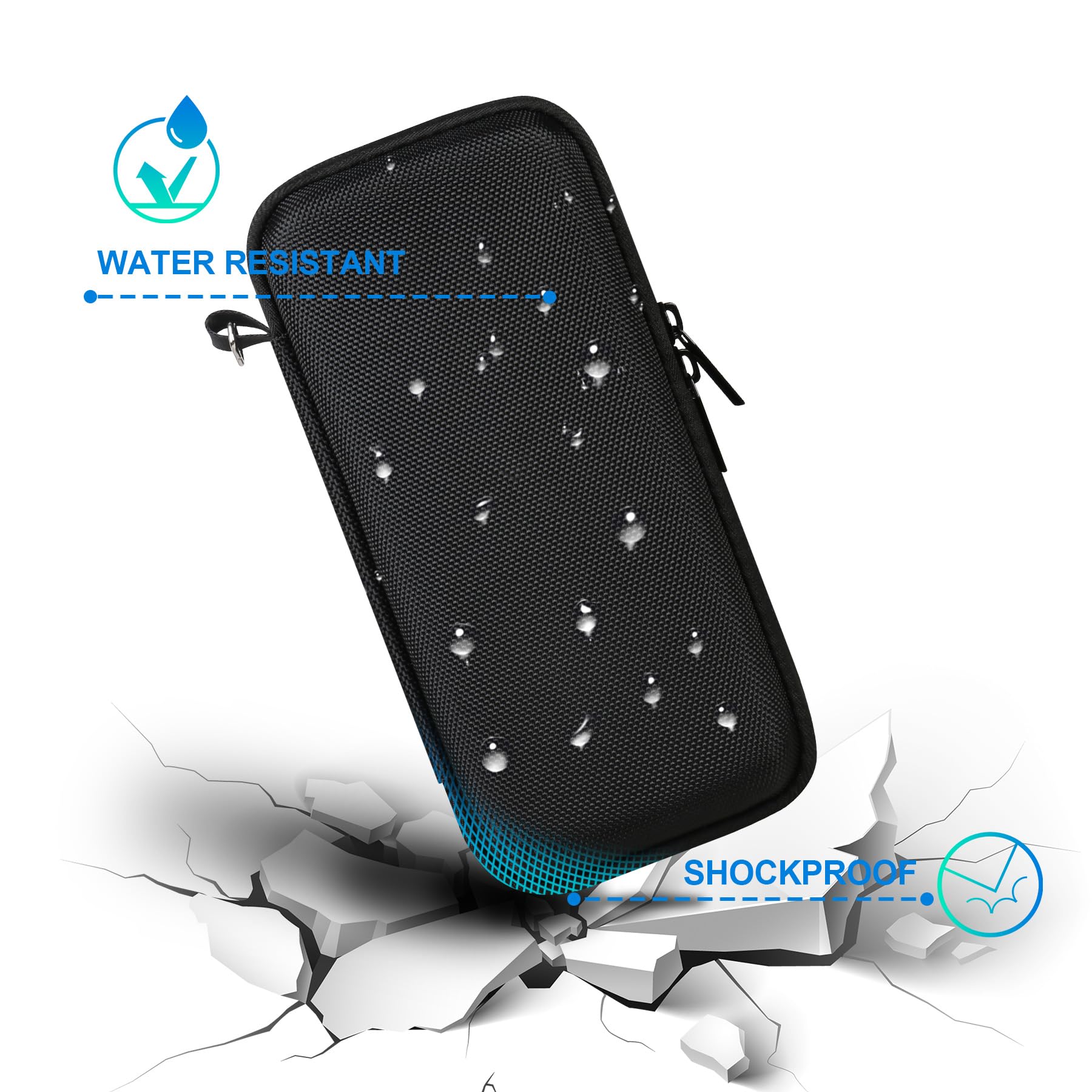 Bovke Carrying Case Compatible With Garmin Xero C1 Pro Compact Chronograph For Range Shooting, Garmin Xero C1 Pro Travel Storage