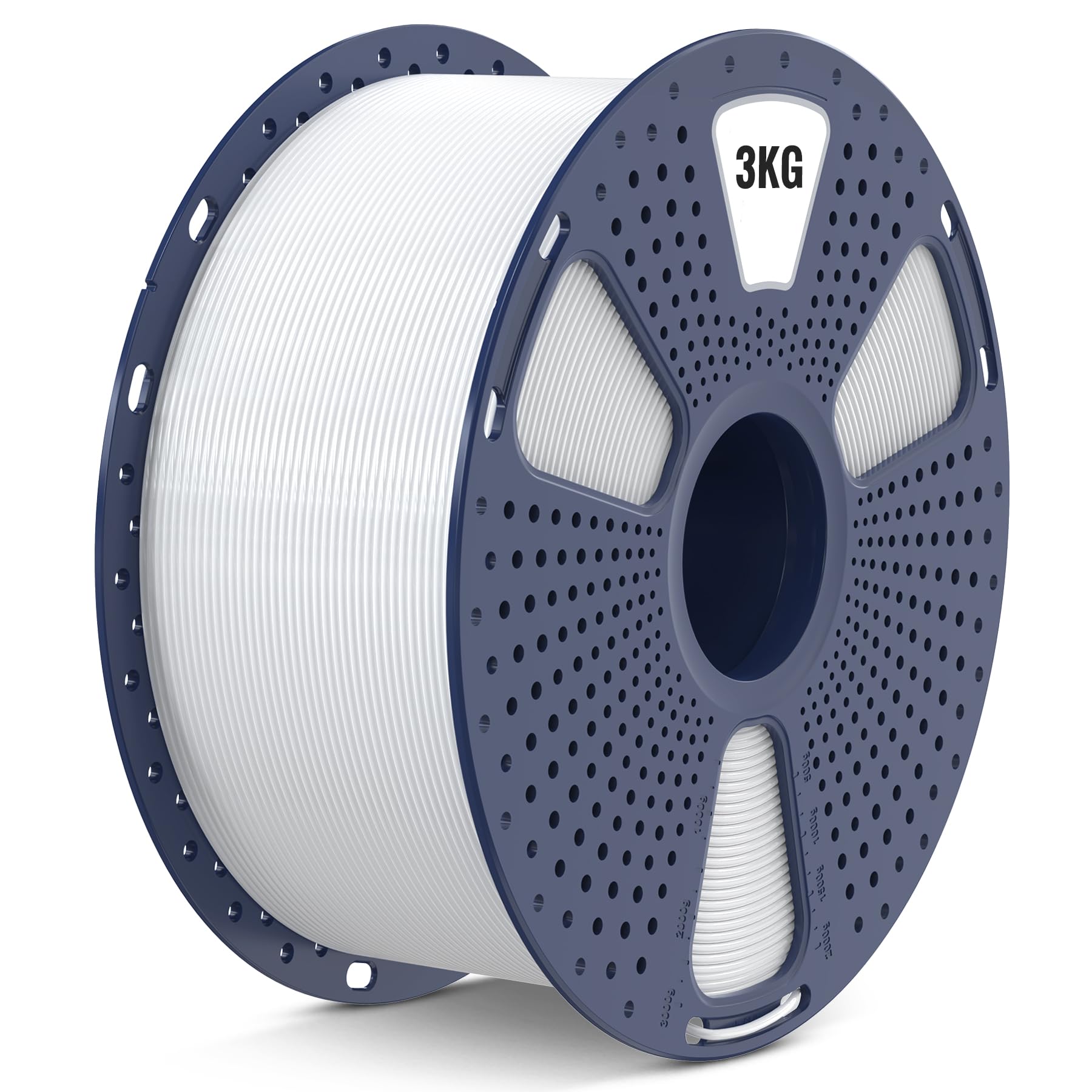 SUNLU High Speed PLA Filament 1.75mm, 3kg(6.6lbs) Large Spool PLA Filament for Big Project, High Flow Speedy 3D Printer PLA Fila