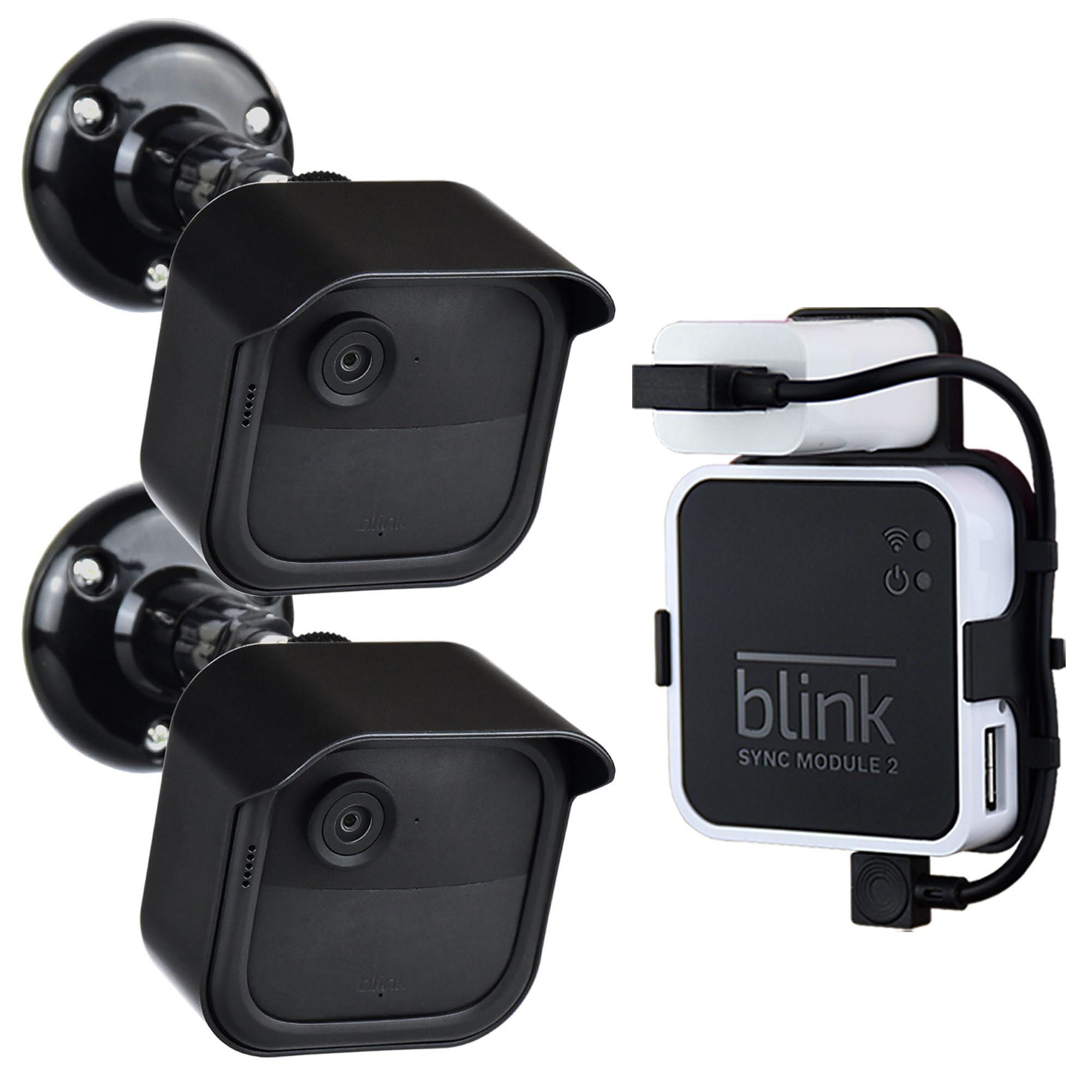 All New Blink Outdoor Camera Mount Bracket,2 Pack Full Weather Proof Housing/Mount For Blink Outdoor Cameras 4Th&3Rd Security System(Blink Camera Not Included)