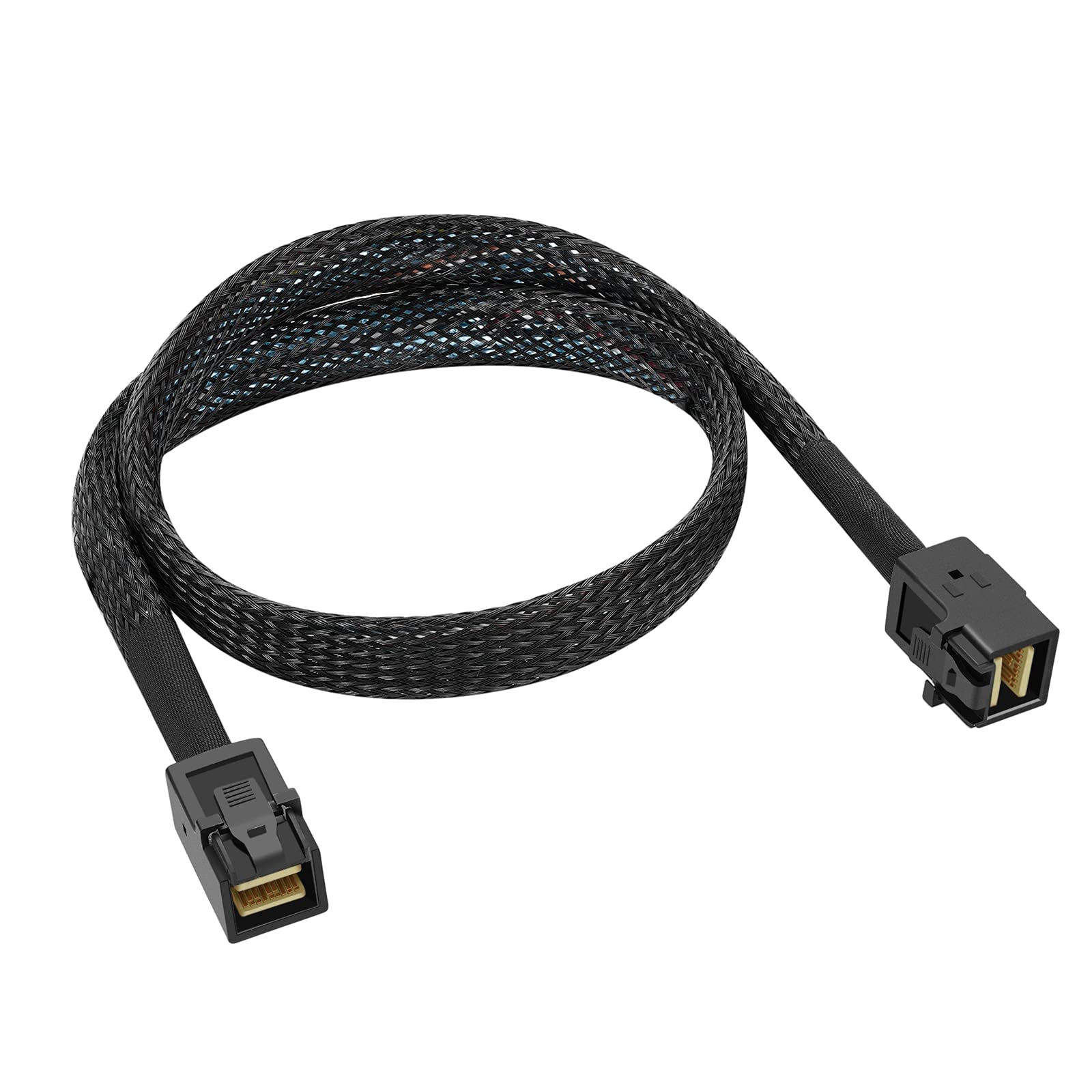 Twozoh Internal Mini Sas Hd Sff 8643 To Sff 8643 Cable (1.6Ft/0.5M)