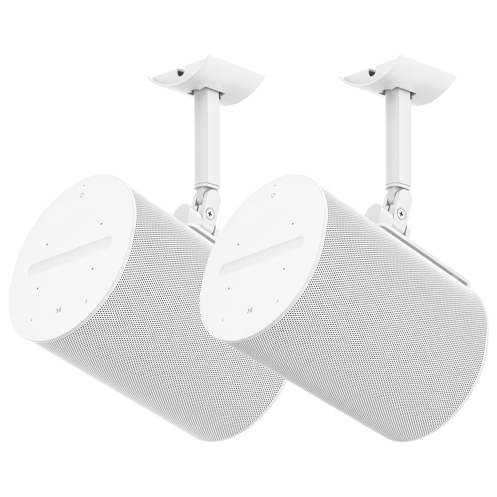Yibracki Heavy Duty Speaker Wall Mount And Ceiling Speaker Mount For Sonos Era 100 Wireless Speaker Mount,Tilt & Swivel Adjustab