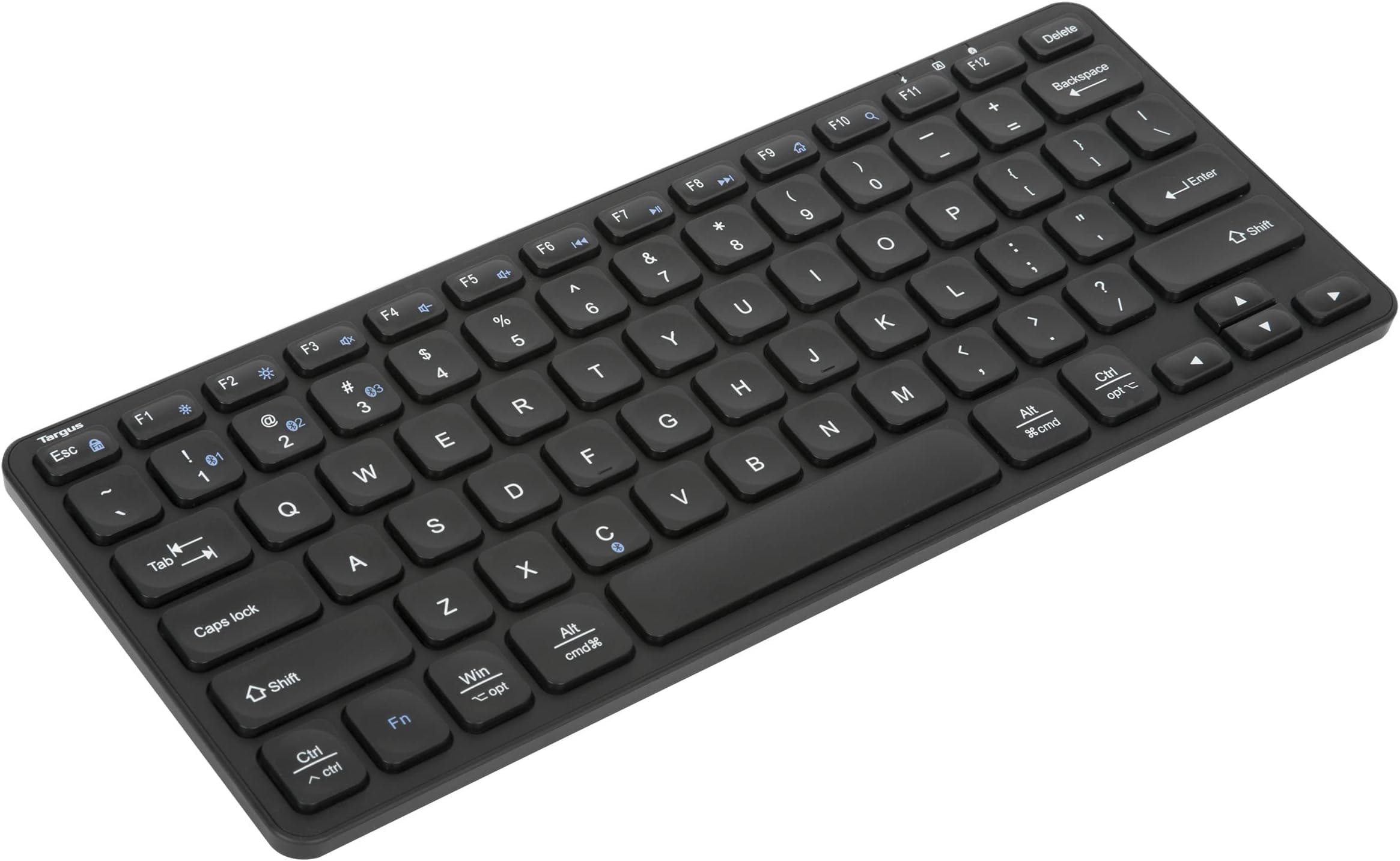 Targus Compact Multi-Device Bluetooth Keyboard - Compatible with Chrome OS, Windows, macOS, iOS, and Android (AKB862US)