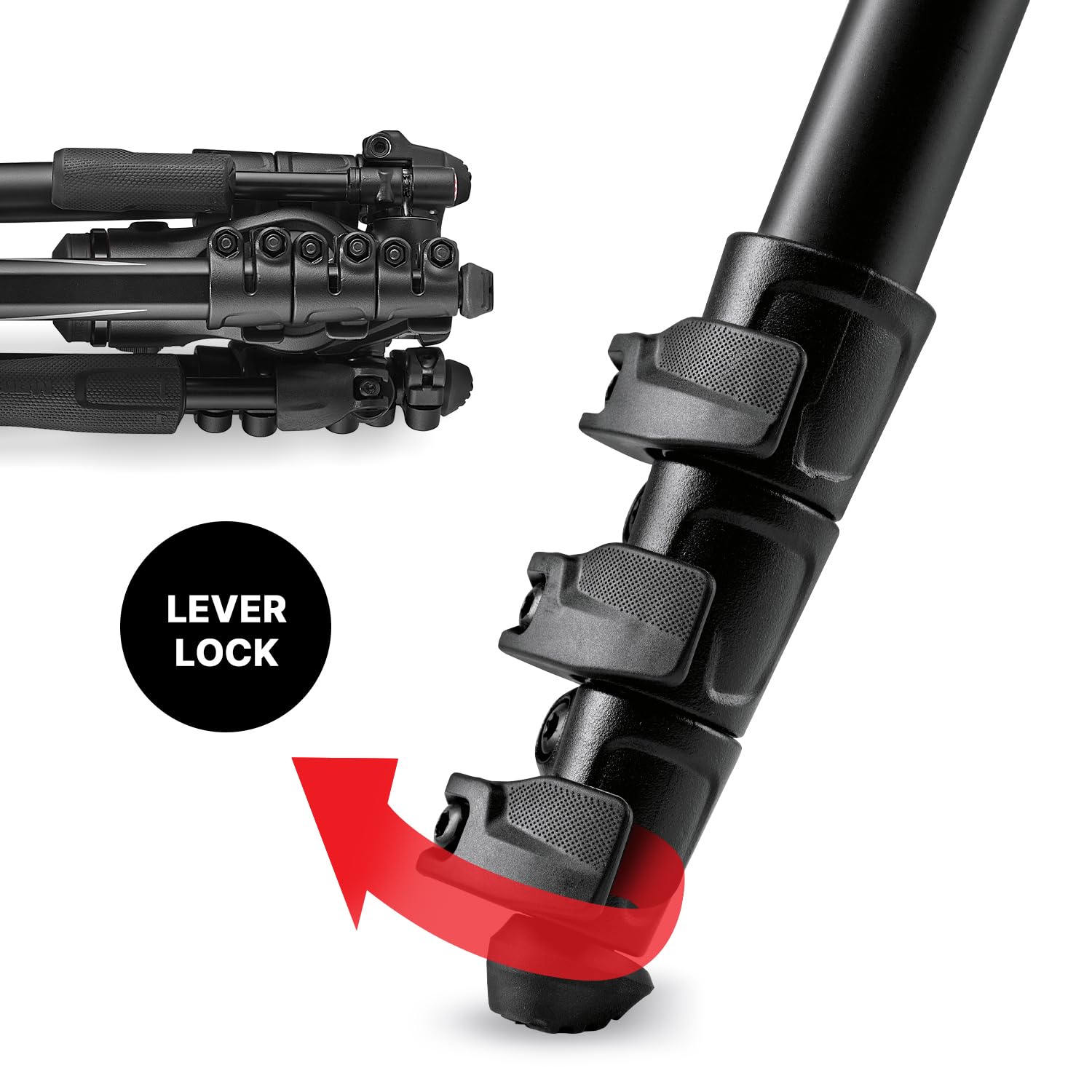 Manfrotto Befree 3 Way Live Advanced 4 Section Tripod With Befree 3 Way Live Head