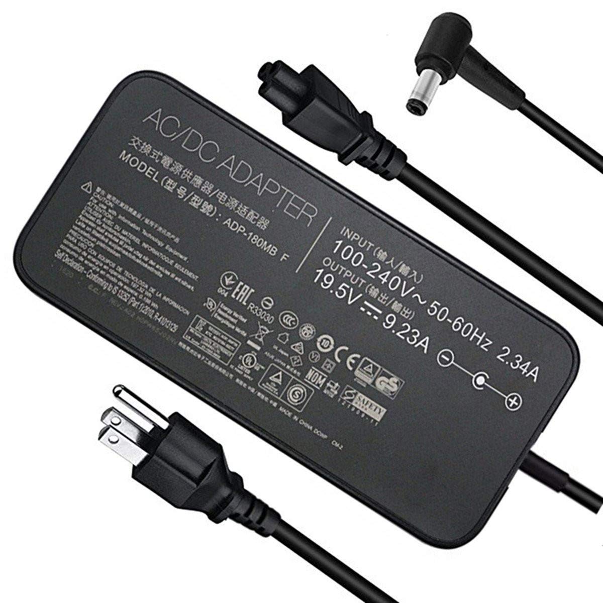 New Slim 19.5V 9.23A 180W Laptop Charger Fit For Asus Rog G750Jm G751Jm G750Js G75 G75Vw G75Vx Gl502Vt G750Jw G750Jm G750Jx G751