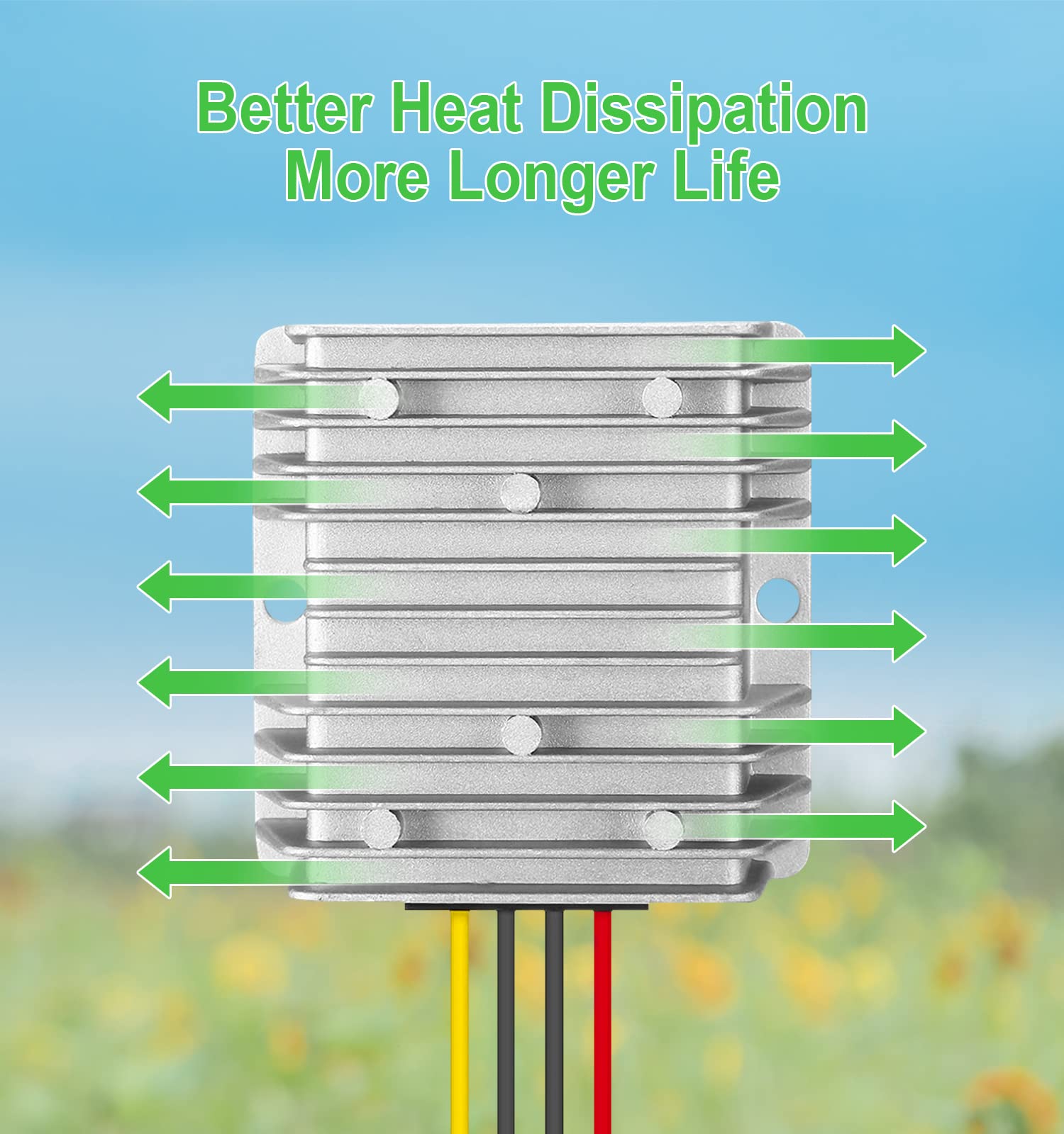 Dc To Dc Converter Golf Cart 36V 48V To 12V 10A 120W Step Down Converter Voltage Regulator Reducer Transformer With Fuse Waterpr