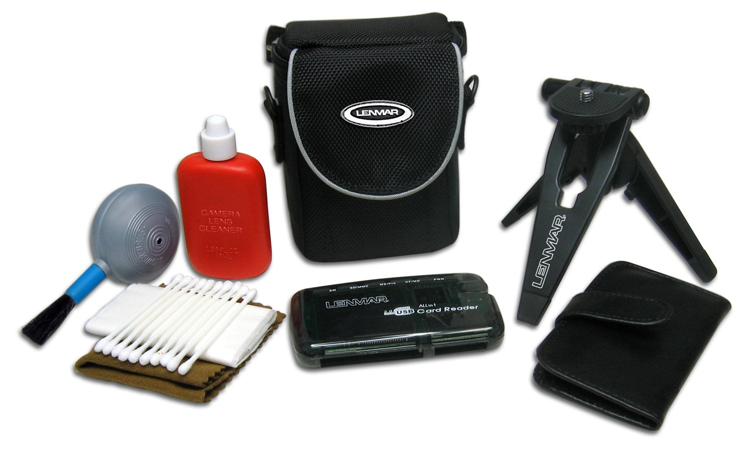 Lenmar Dck1000 Digital Camera Starter Kit Includes Tripod, Case, Card Reader, Cleaning Kit, Media Case