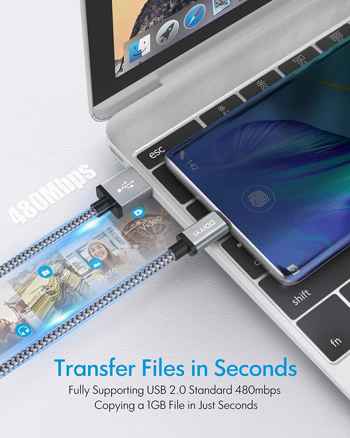 Ddiyyi Long Usb C Cable 10 Ft 3 Pack, Usb To Usb C Cable 10Ft Fast Charging, Usba To Usbc Charger 10 Ft Cord Braided For Iphone 16E 16/16 Plus/16 Pro/16 Pro Max/Iphone 15 Series, Samsung, Lg