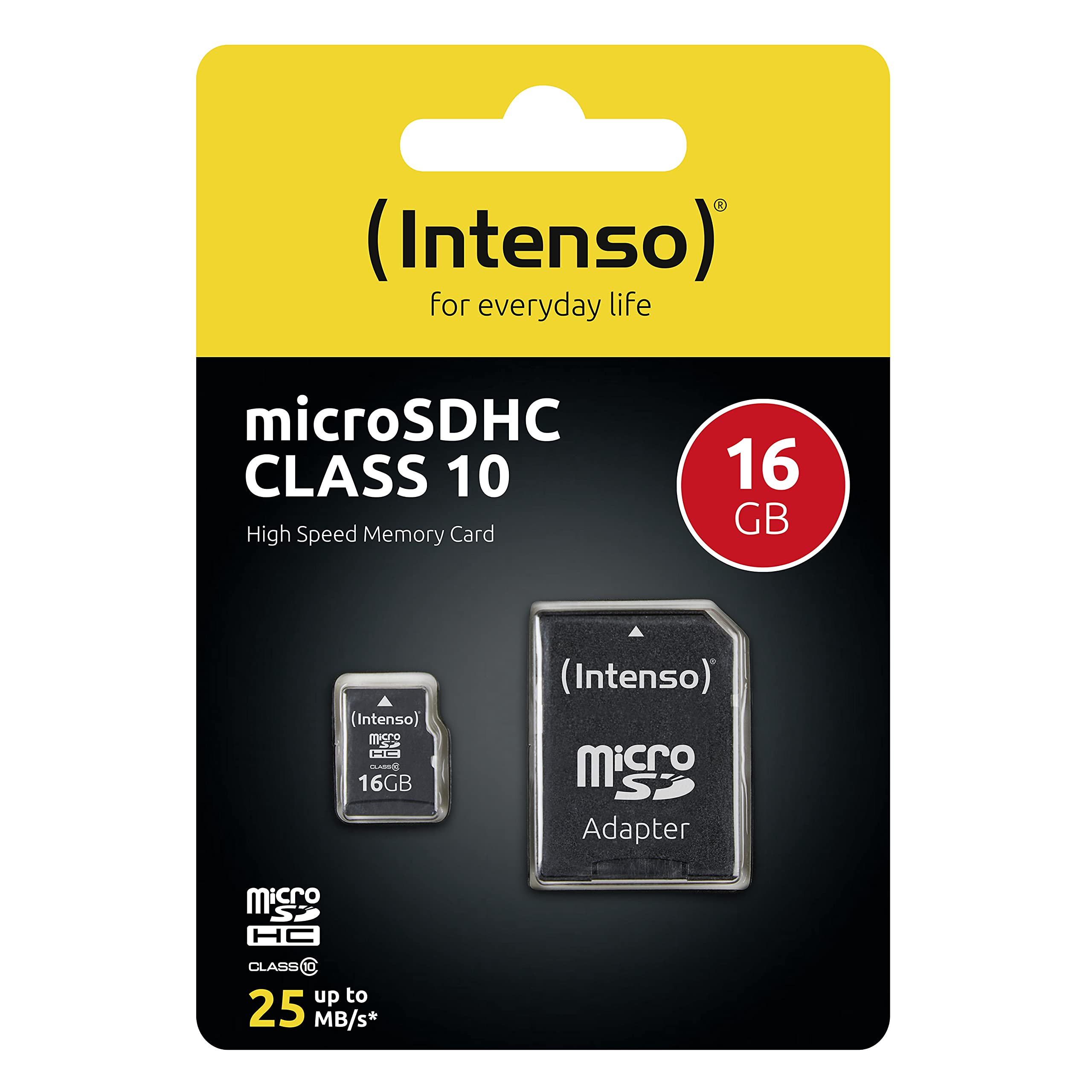 Intenso 16Gb Micro Sd Card Class 10 (3413470)