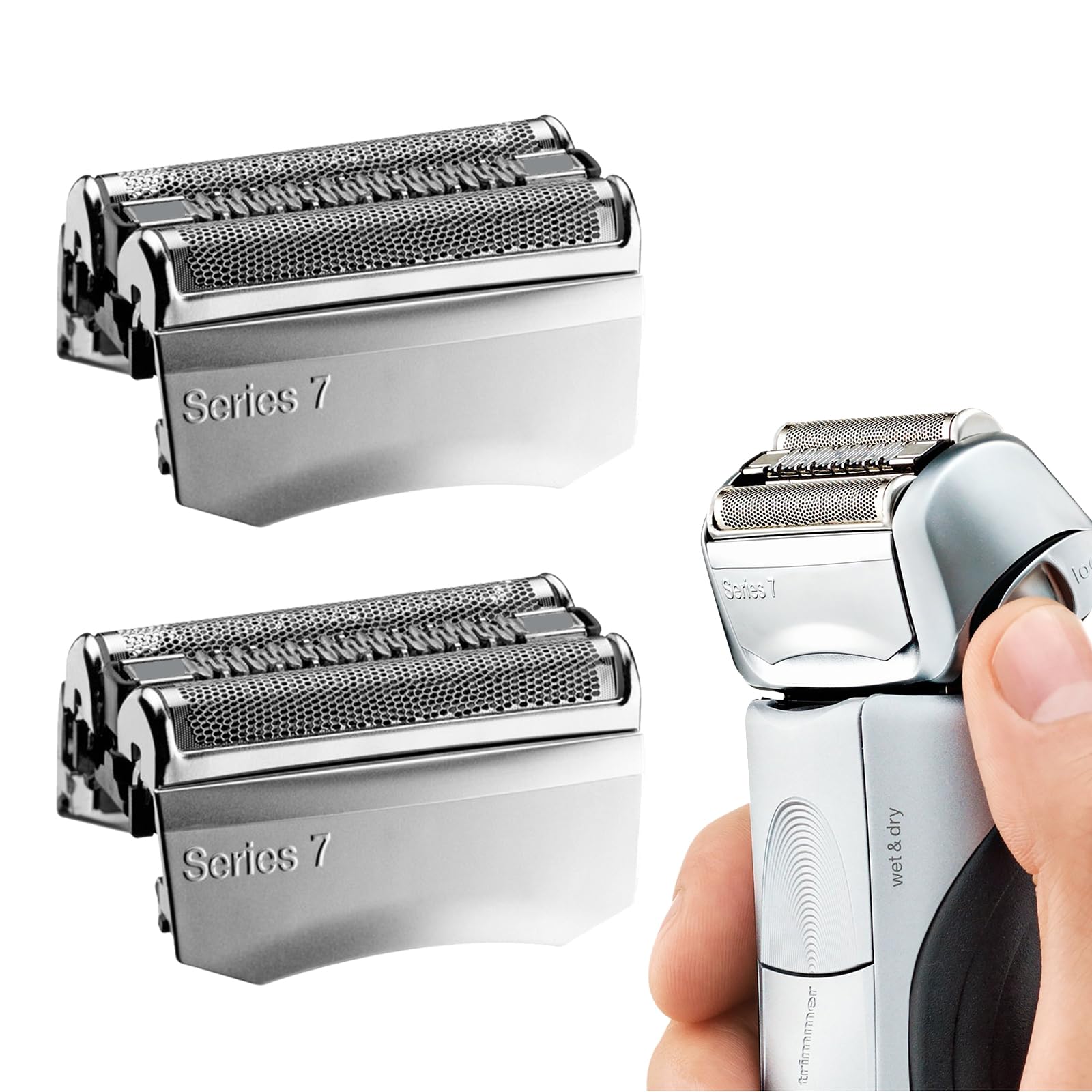 Frasam Series 7 70S Replacement Head For For Braun Series 7 Eletric Shaver Replacement Heads, Compatible With Braun 795 790Cc 78
