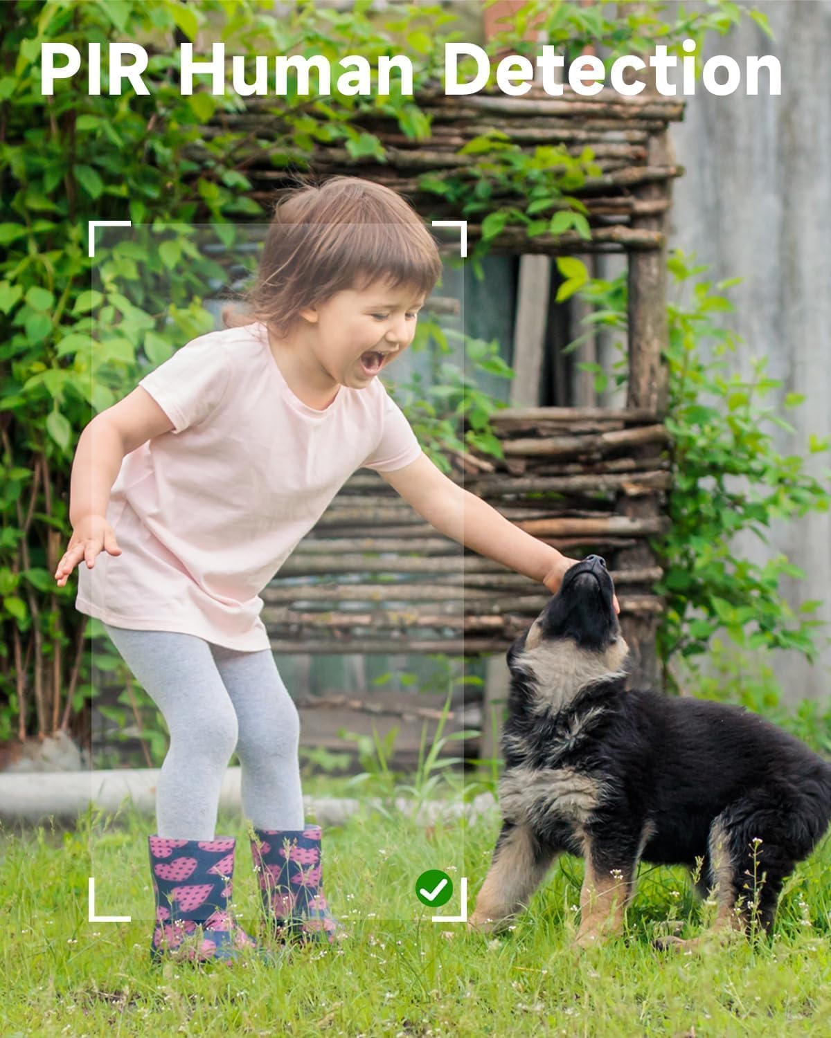 Richcho 4Pack Wireless Battery Powered Security Camera Outdoor, 2K Hd Resolution, Color Night Vision, 110 Viewing Angle, Ai Moti