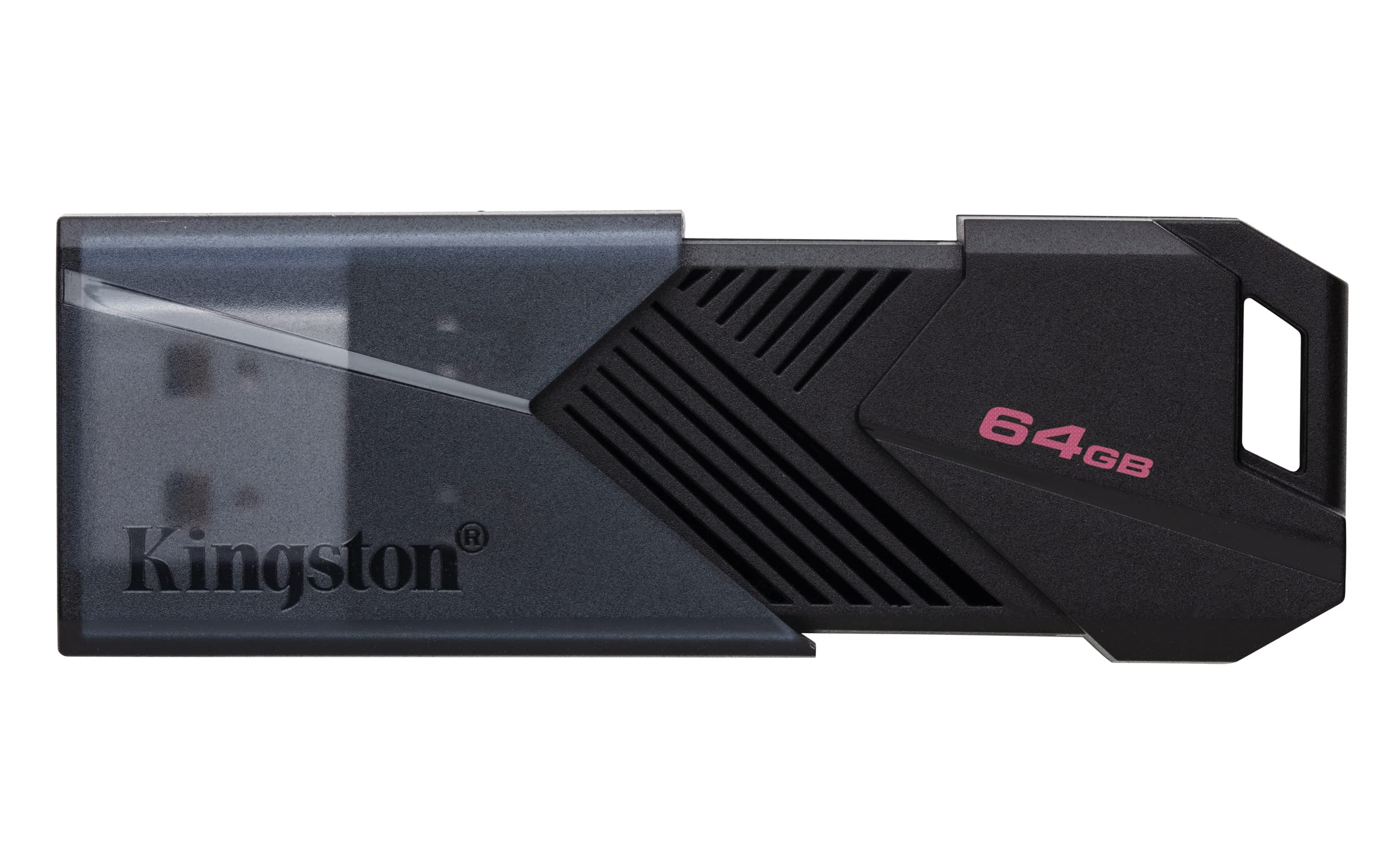 Kingston Datatraveler Exodia Onyx 64Gb Usb 3.2 Gen 1 Flash Drive With Sleek Moving Cap And Loop (Matte Black)
