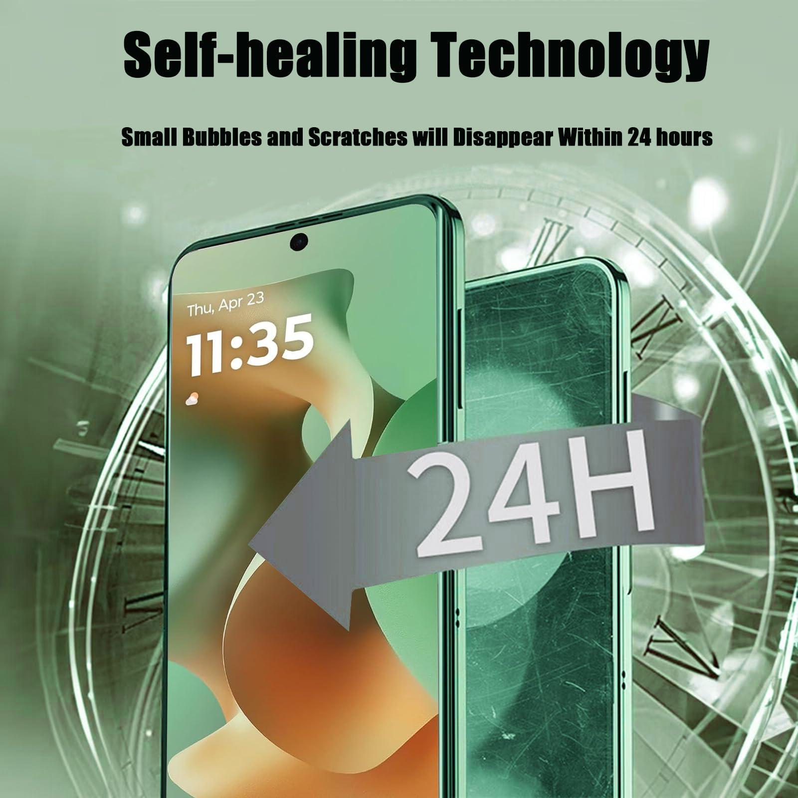 AFENGBOX 3 Pack Screen Protector for Motorola Razr 2025/2024, HD TPU, Anti-Scratch, Bubble Free, Clear, Fits Main & Front Screens