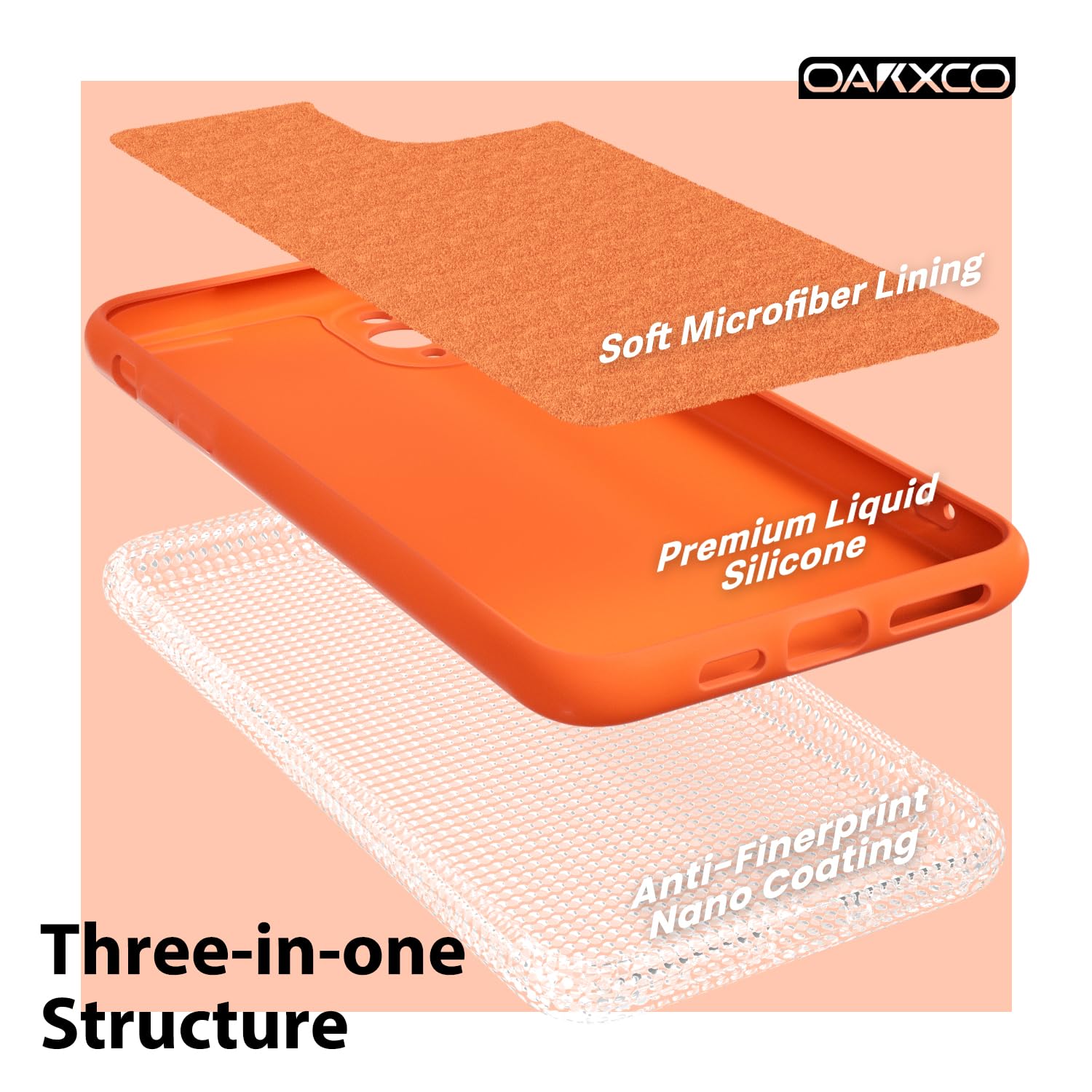 Oakxco For Iphone 11 Pro Max Phone Case Liquid Silicone, Neon Bright Solid Color, Thin Slim Soft Rubber Gel Matte Tpu Plain Simp