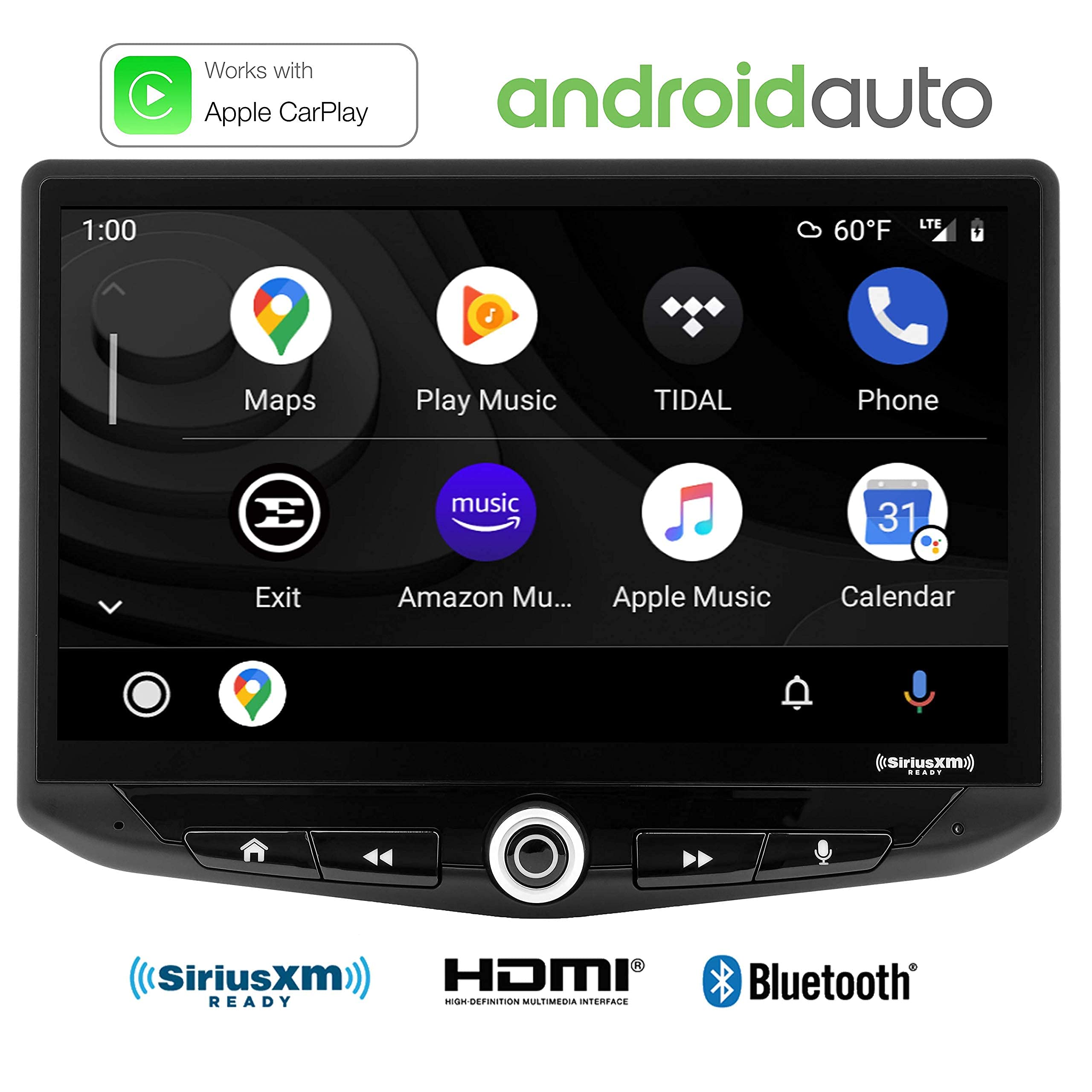 Stinger Heigh10 10 Multimedia Car Stereo 1024 X 600 Hd Display. Apple Car Play, Android Auto, Siriusxm Ready, Bluetooth, Toslink