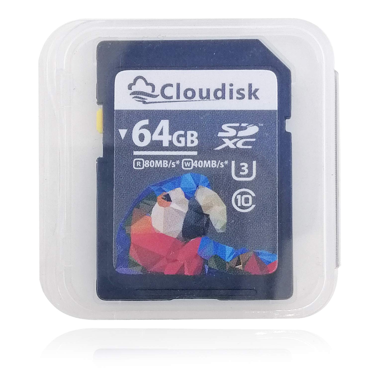 Cloudisk 64Gb Sd Card Sdxc Uhs I Memory Card C10, U3, V30, 4K Uhd, Sd Card (64 Gb)