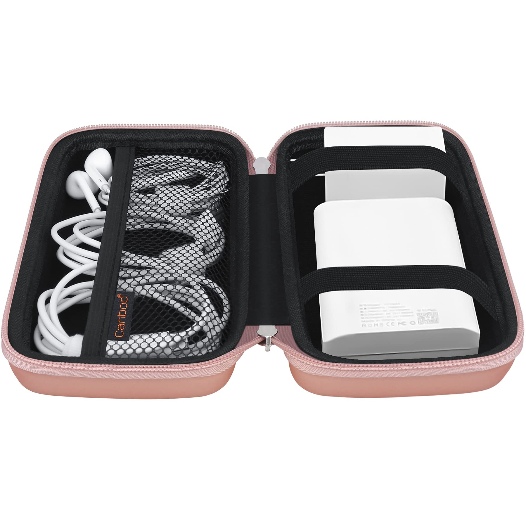 Canboc Carrying Travel Pouch Macbook Charger Case For Macbook Accessories, Charging Cords, Air Power Adapter, Iphone Charger, Us