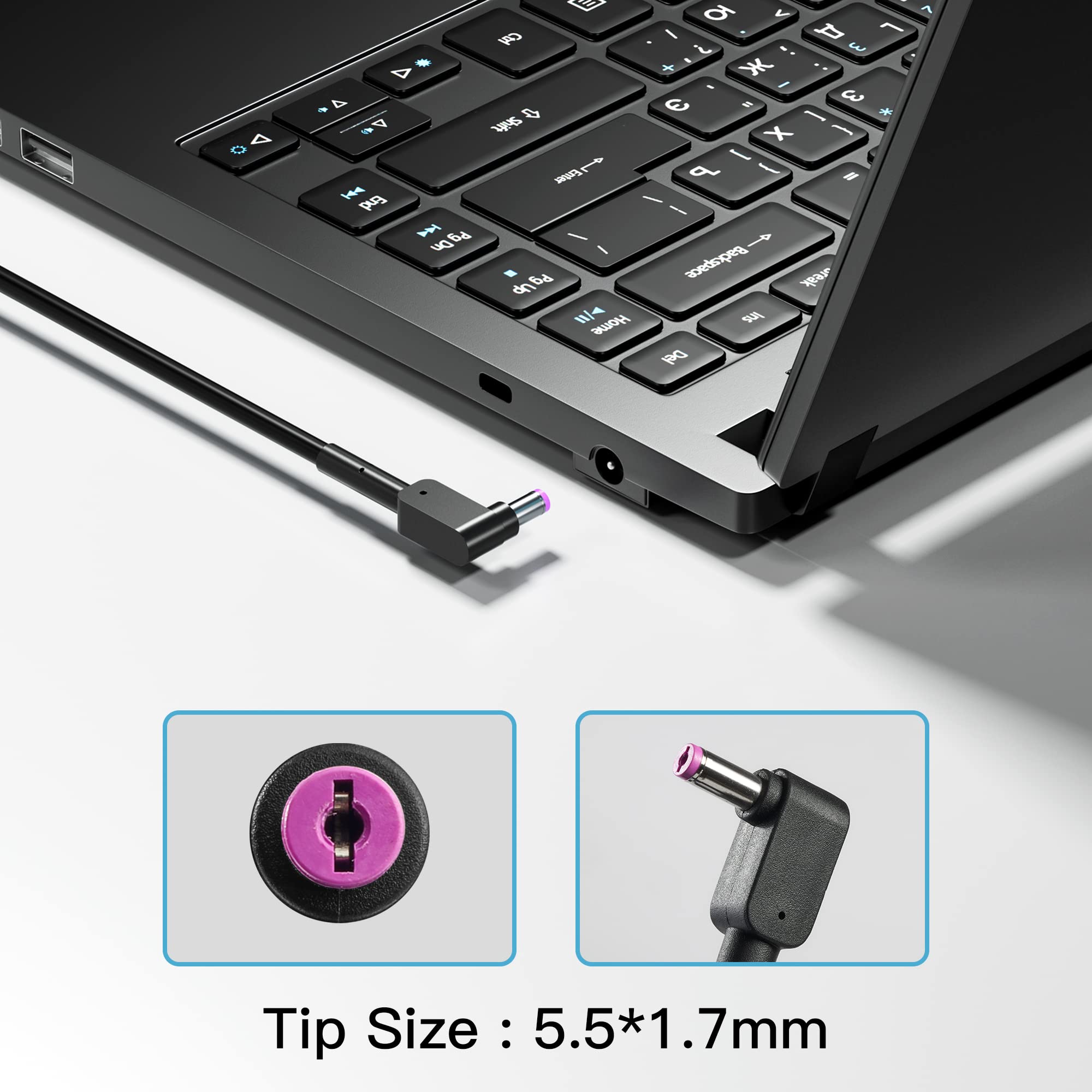 135W Ac Charger For Acer Nitro 5 Gaming Laptop An515, Acer Laptop Charger Adp 135Nb B/Adp 135Kb T