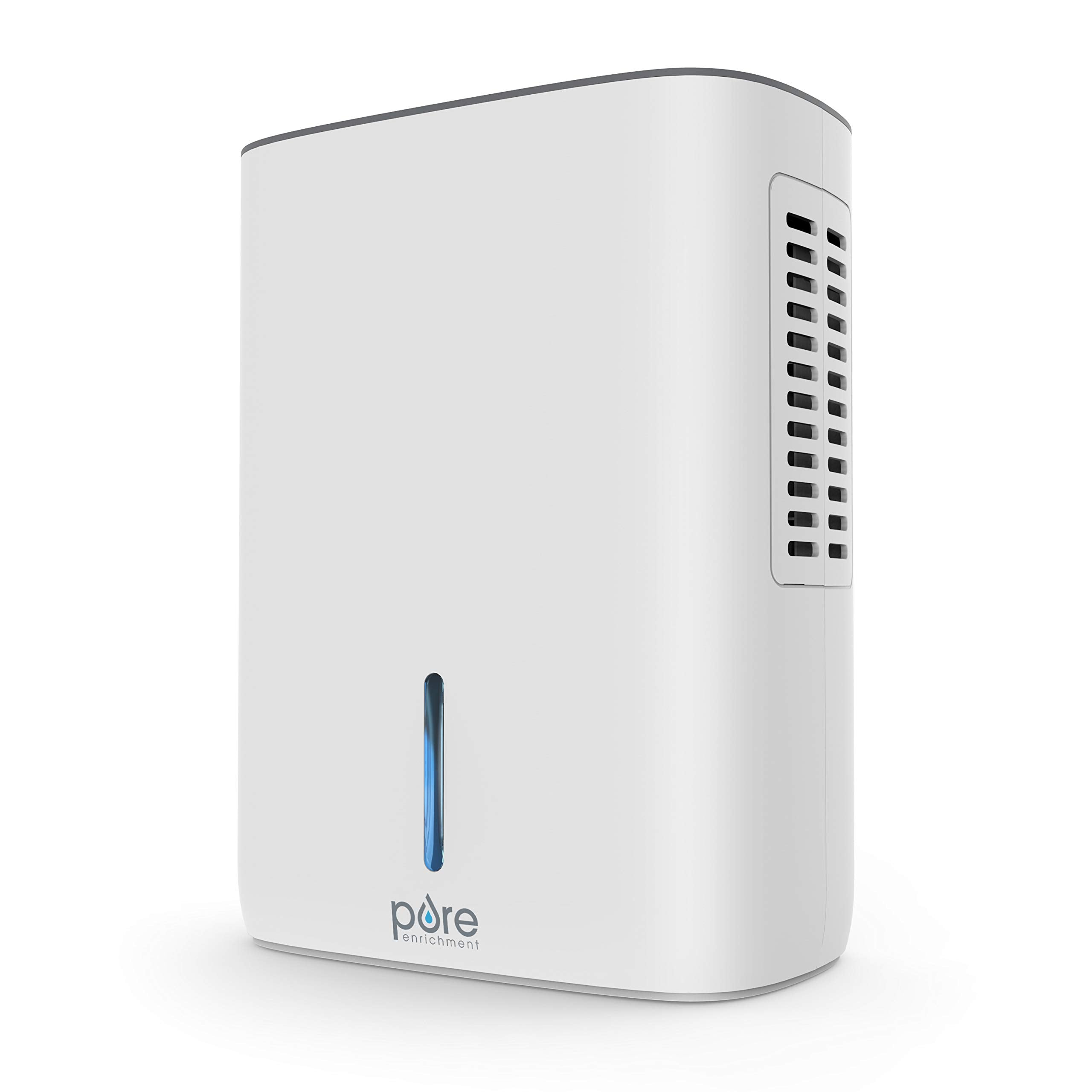 Pure Enrichment PureDry Deluxe Dehumidifier - Mid-Sized 1.5L Water Tank Eliminates 500ml/day in Excess Moisture from Closets, Ba