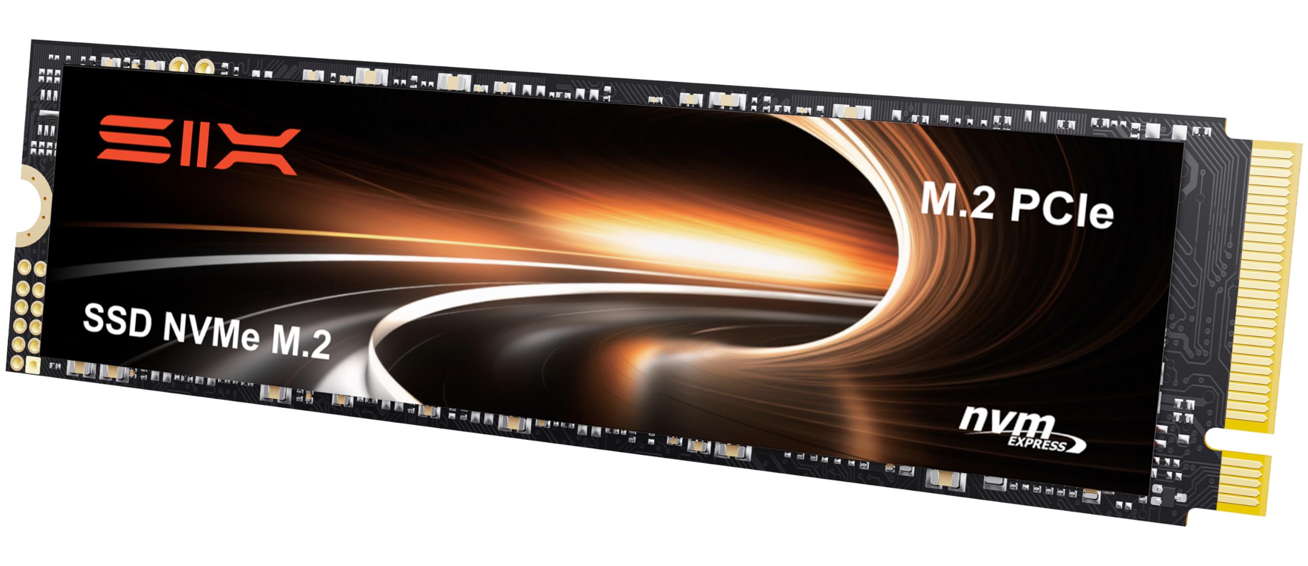 SIX NVME M.2 SSD PCIe 4.0-1TB m.2 2280 ssd, Read UP to 7400MB/s for Gaming PS5 Memory Storage Expansion with Heatsink, Internal