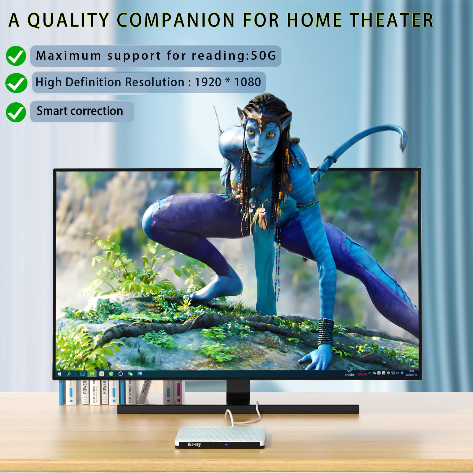 Dainty External Cd/Dvd Drive For Laptop Portable Cd/Dvd Burner Usb 3.0 Optical Disk Drive For For Laptop Mac, Dvd Player For Lap