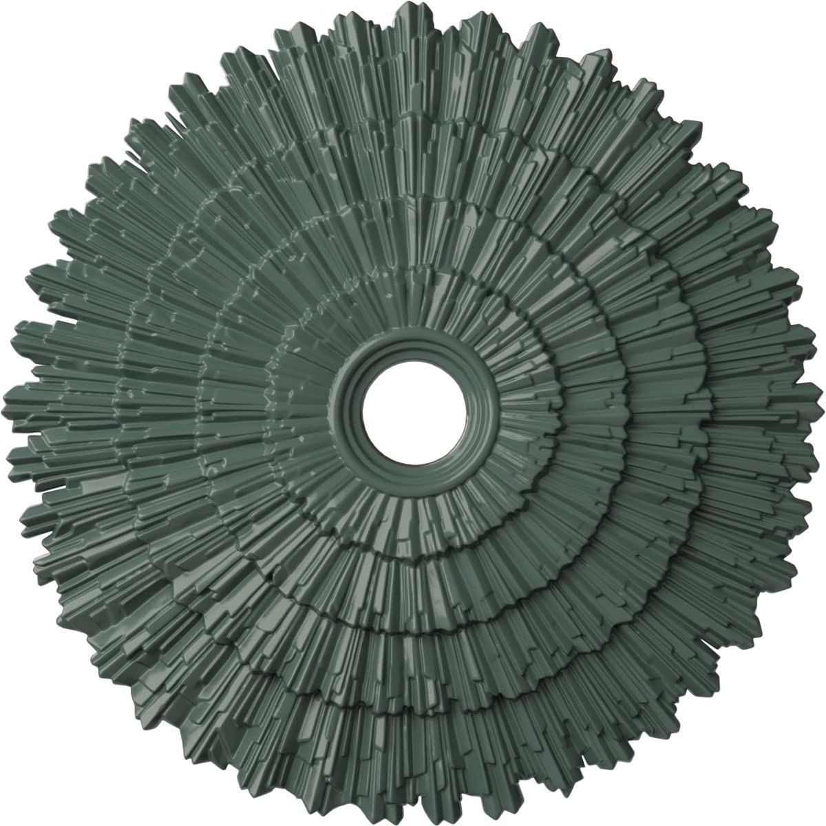 Ekena Millwork CM24ENCBF Eryn Ceiling Medallion, Cloud Burst, 24 3/4OD x 3 1/4ID x 1 7/8P