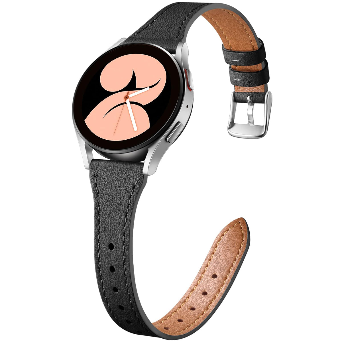 Geak Slim Leather Bands Compatible With Samsung Galaxy Watch 7 Band 40Mm 44Mm/Watch 6 5 4 40Mm 44Mm/Galaxy Watch Active 2/Watch