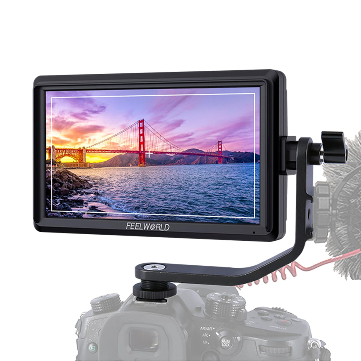 Feelworld Fw568 V3 Upgrade 6 Inch Camera Field Monitor With 4K Hdmi Ultra Bright Screen 3D Lut Small Full Hd 1920X1080 Ips Video