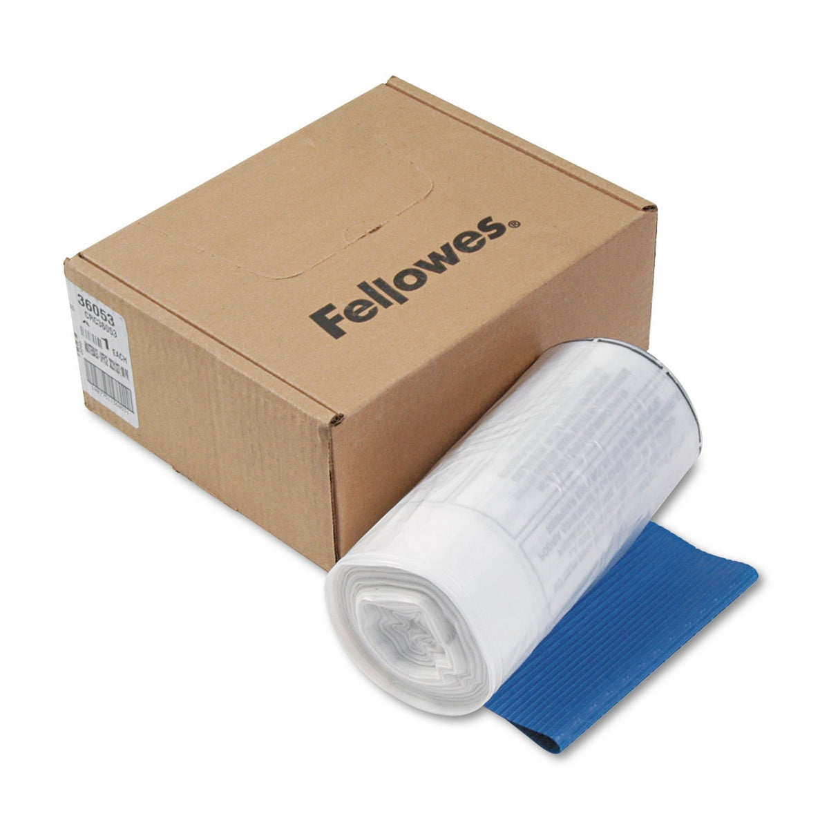 Fellowes 36053 Shredder Bags, 9 Gal, F/99CI,90S, 15-Inch x14-Inch x30-Inch , 100/CT,CL