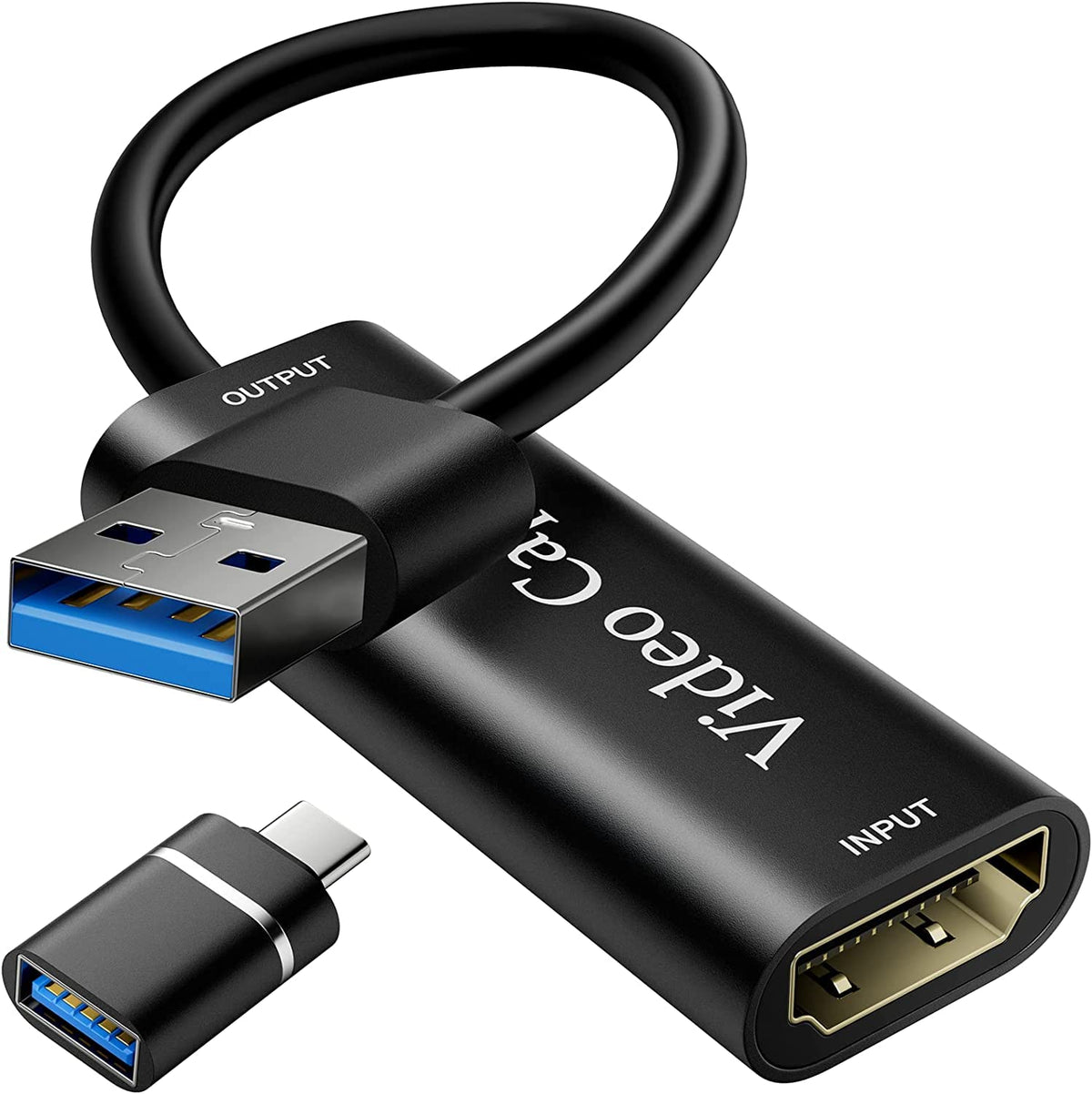 4K Hdmi To Usb Capture Card, Video Capture Card Device, 1080P Hd Video Recorder, Game Capture Card For Streaming, Recording, Gam