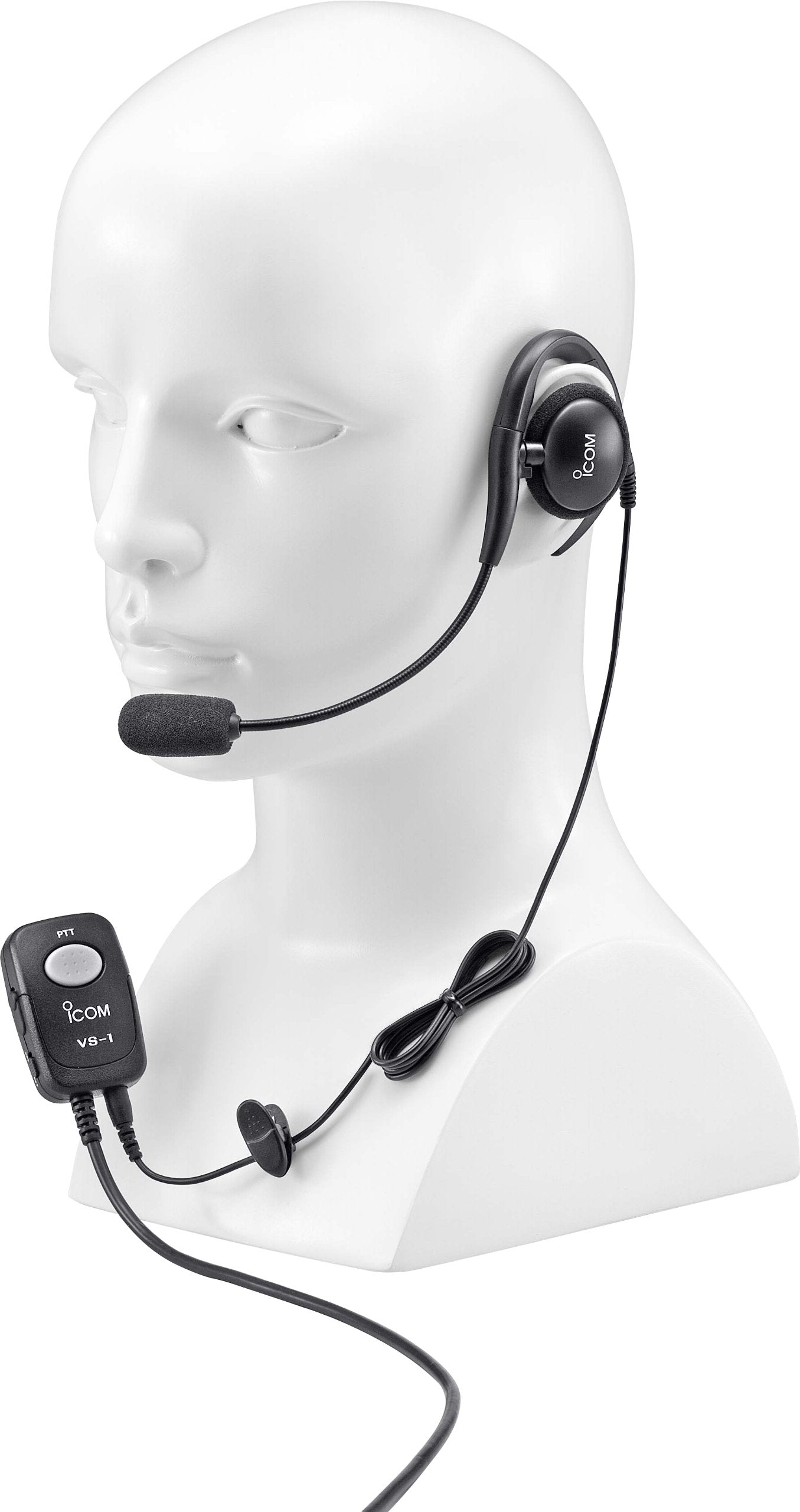 Icom Hs94 Non-Waterproof Ear Piece Headset For Icmm7201