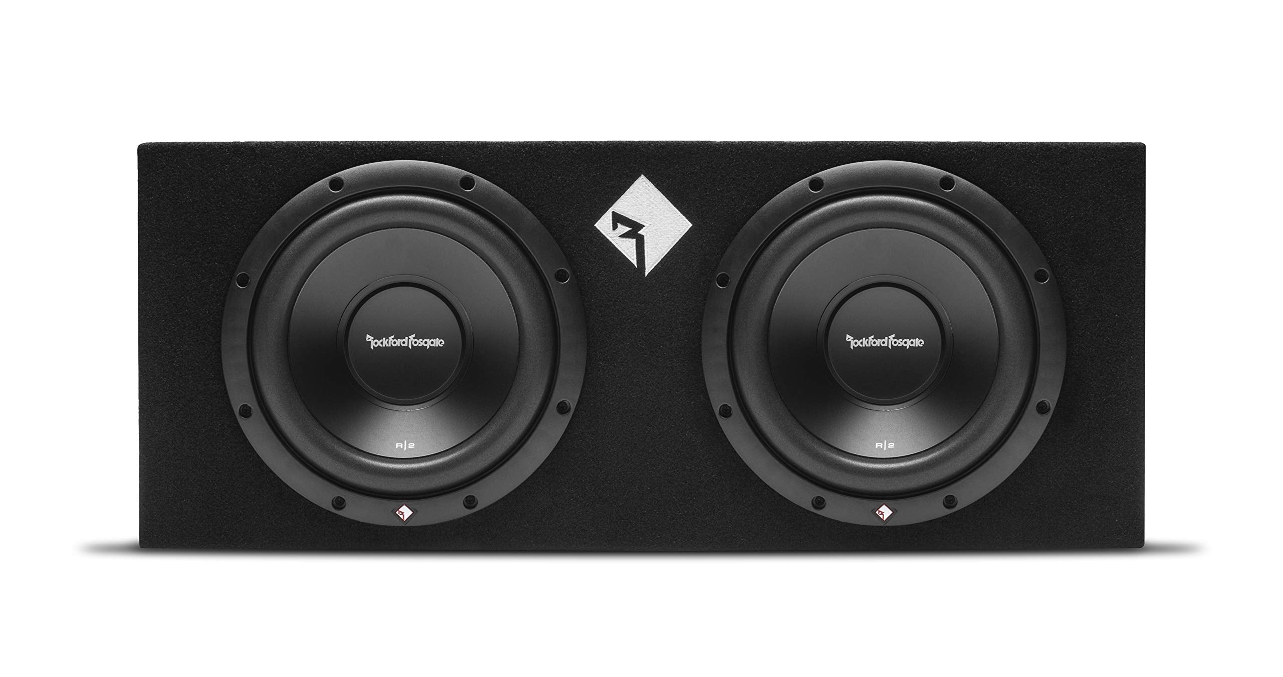 Rockford Fosgate Prime R2 2X10 Dual 10' Subwoofers In Sealed Loaded Enclosure 500 Watts Rms / 1000 Watts Peak