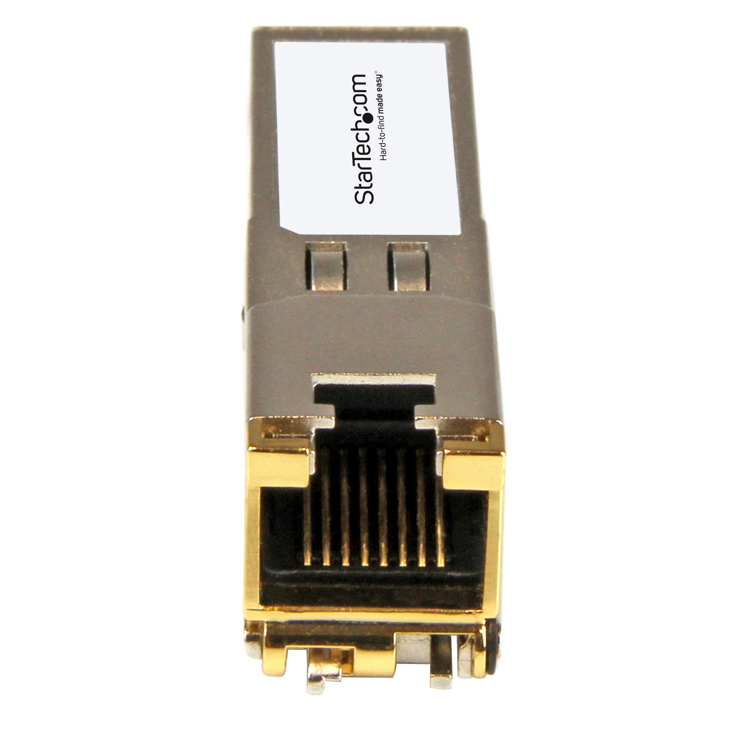 StarTech.com Brocade 95Y0549 Compatible SFP Module   1000BASE T   SFP to RJ45 Cat6/Cat5e   1GE Gigabit Ethernet SFP   RJ 45 100m   (95Y0549 ST)