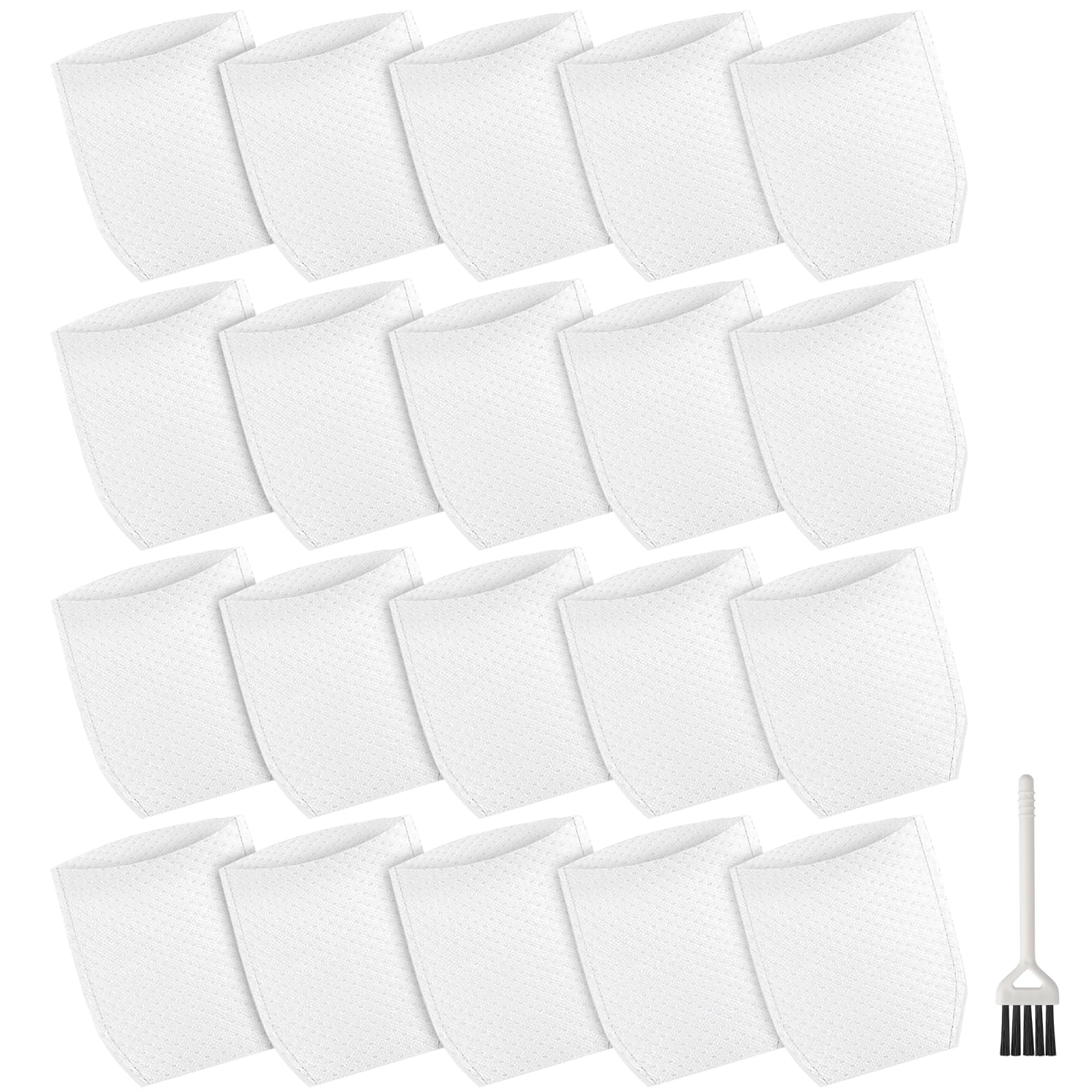 Mxzone Cloth Vacuum Filter Replacement Compatible With Makita T 03193, Xlc02, Lc01, Bcl180W Vacuums White, 20 Packs