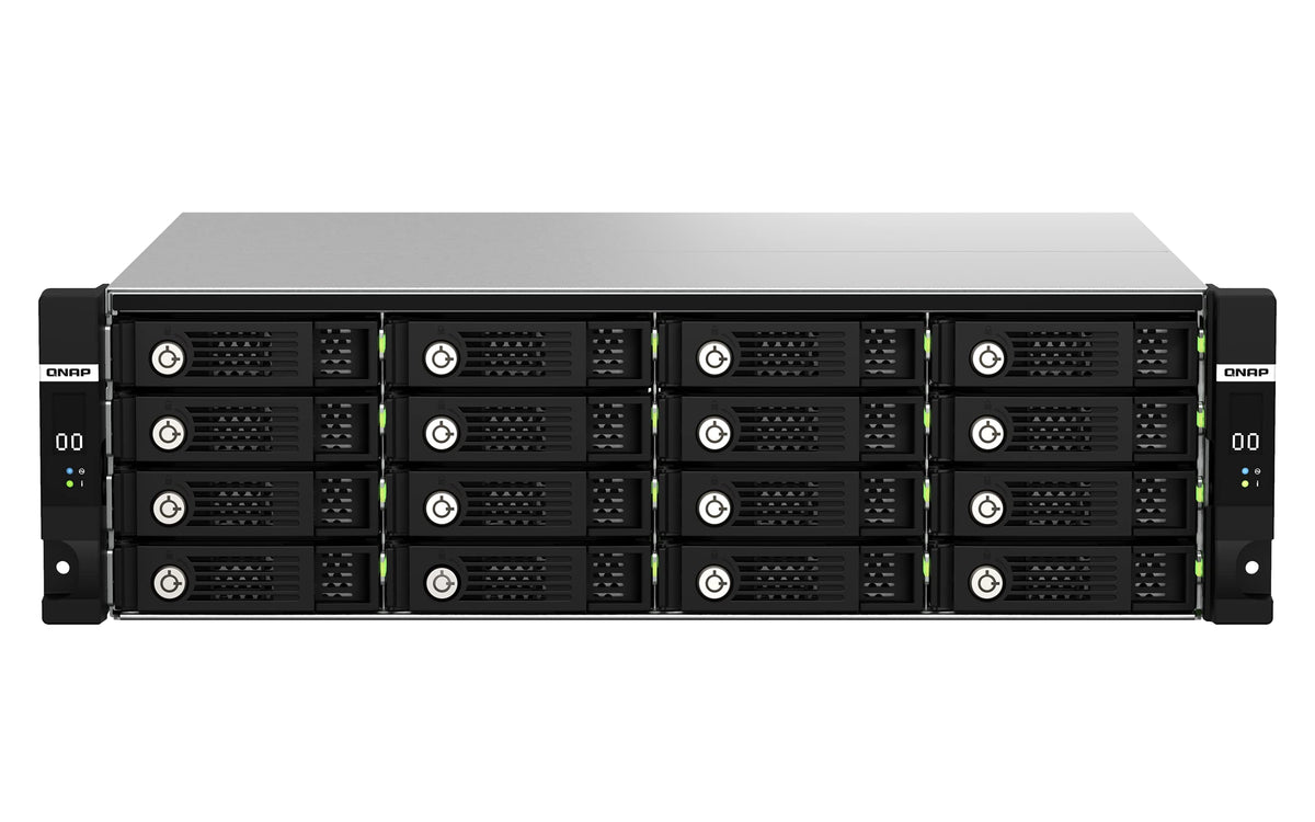 Qnap Tl R1620Sdc Us 16 Bay 3U Rackmount Dual Controller Sas 12Gb/S Jbod Expansion Enclosure (Diskless)