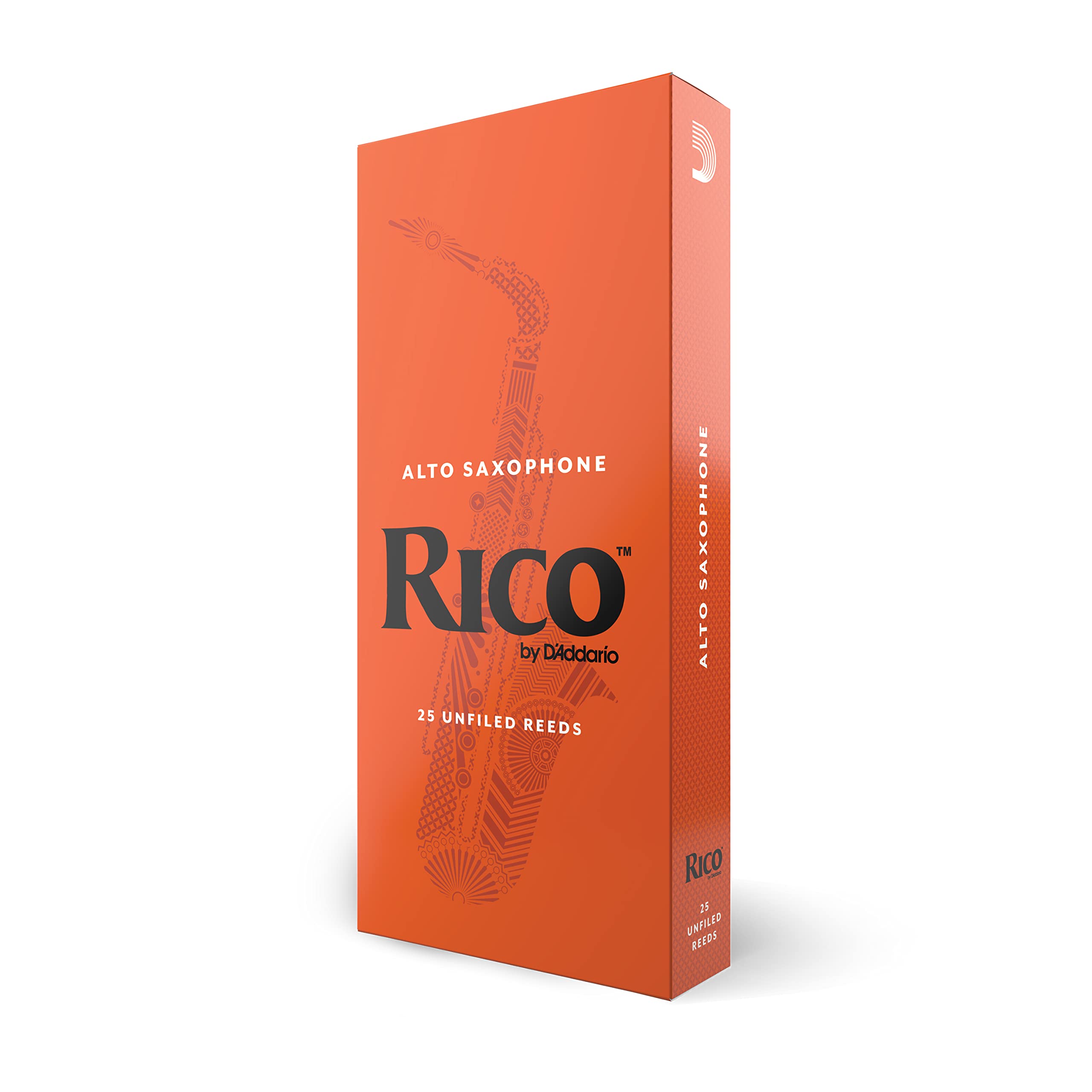 DAddario Woodwinds, Rico Saxophone Reeds, Alto Sax, RJA2535, Strength 3.5, 25-Pack