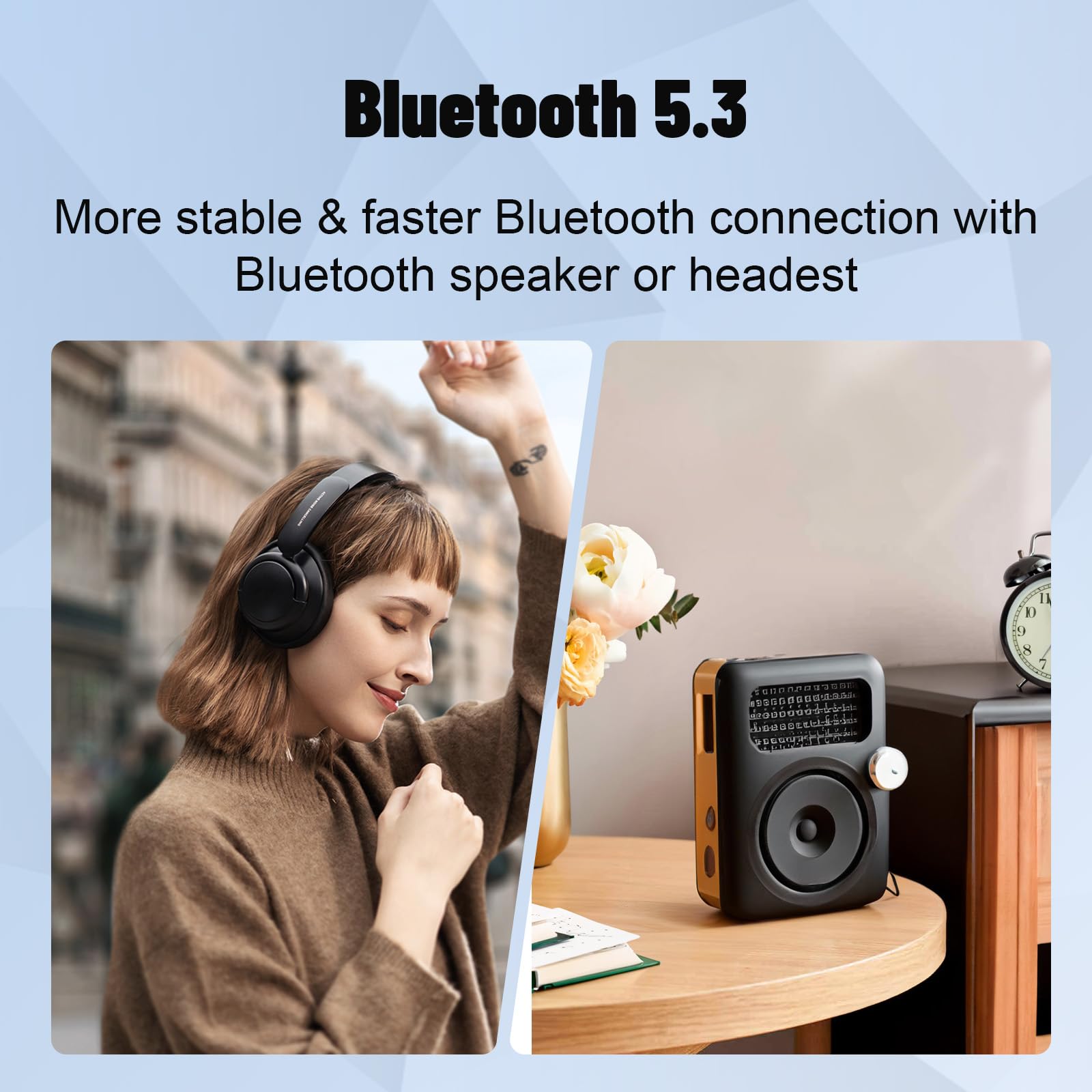 128Gb Mp3 Player With Bluetooth 5.3, Portable Digital Lossless Music Player With Built In Speaker, 2.0 In Full Touch Screen, Hif