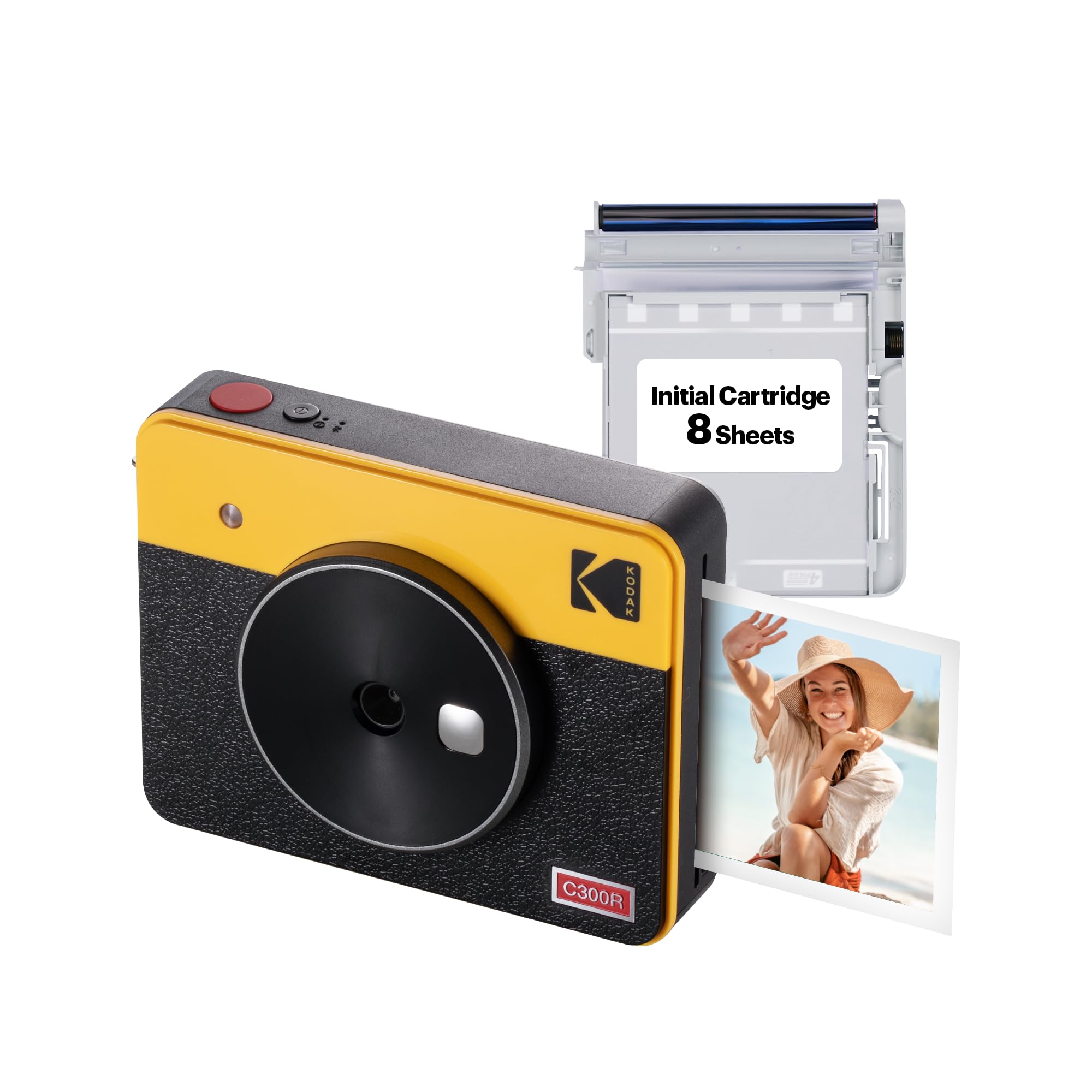 KODAK Mini Shot 3 Retro 4PASS 2in1 Instant Digital Camera and Photo Printer (3x3 inches)