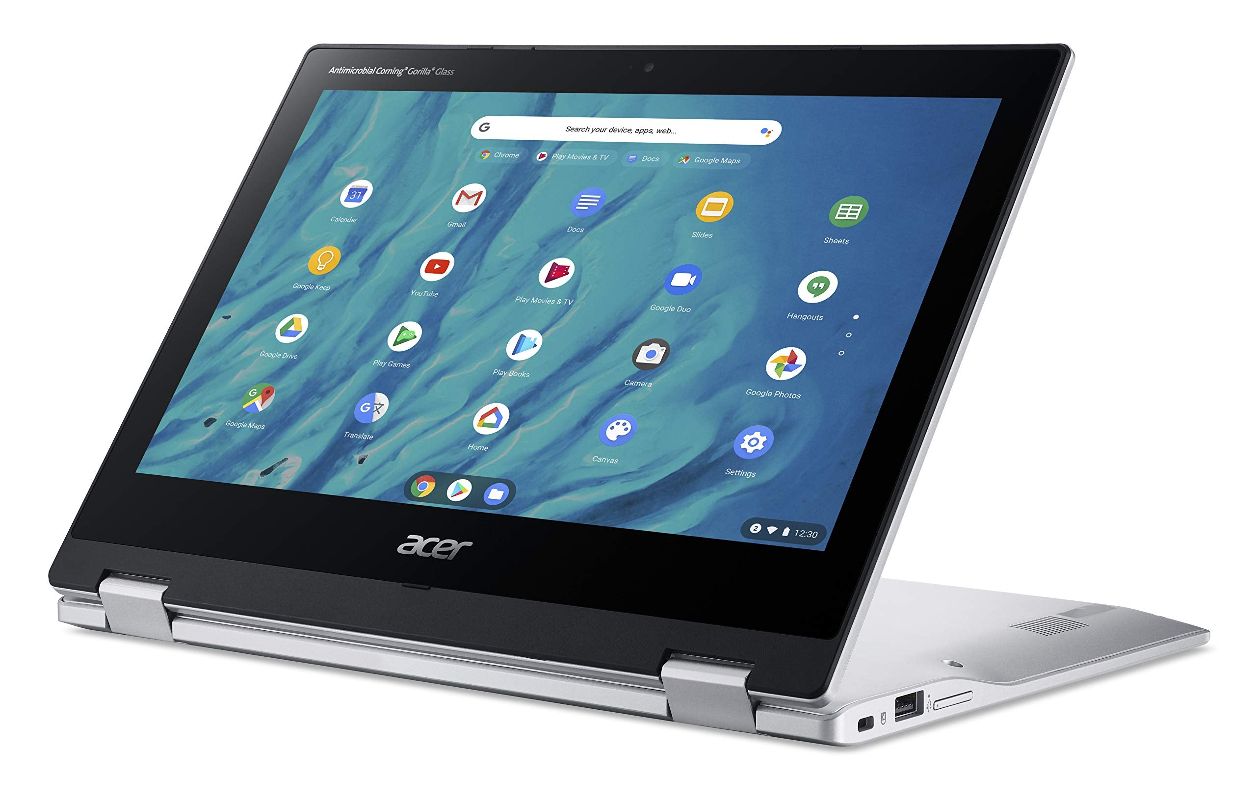 Acer Convertible Chromebook Spin 311, 11.6'' Hd Ips Touch, Mediatek Mt8183 Processor, 4Gb Ram, 32Gb Emmc, Chrome Os, Silver, Cp3