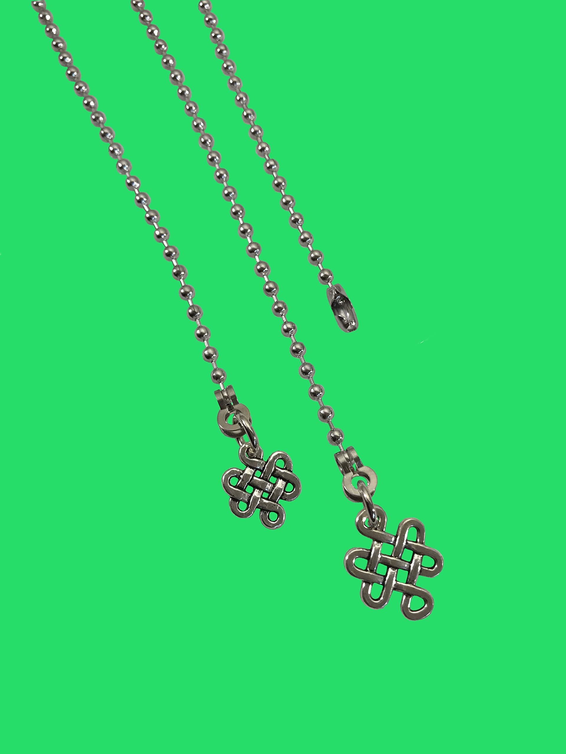 Celtic Infinity Knot Set Fan Light Pull Chain Replacement Extender